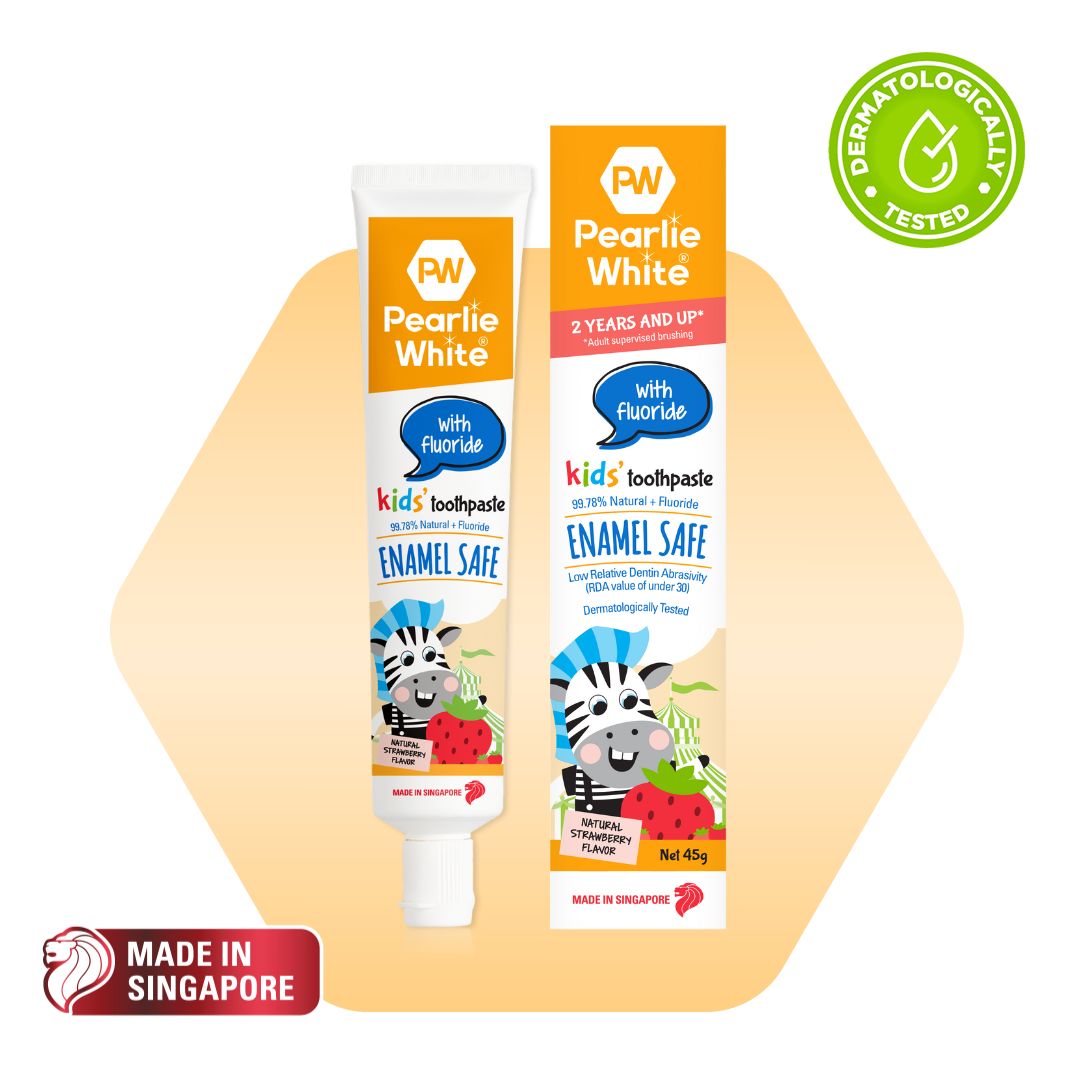 Enamel Safe Kids’ Fluoride Toothpaste (Strawberry) 45g