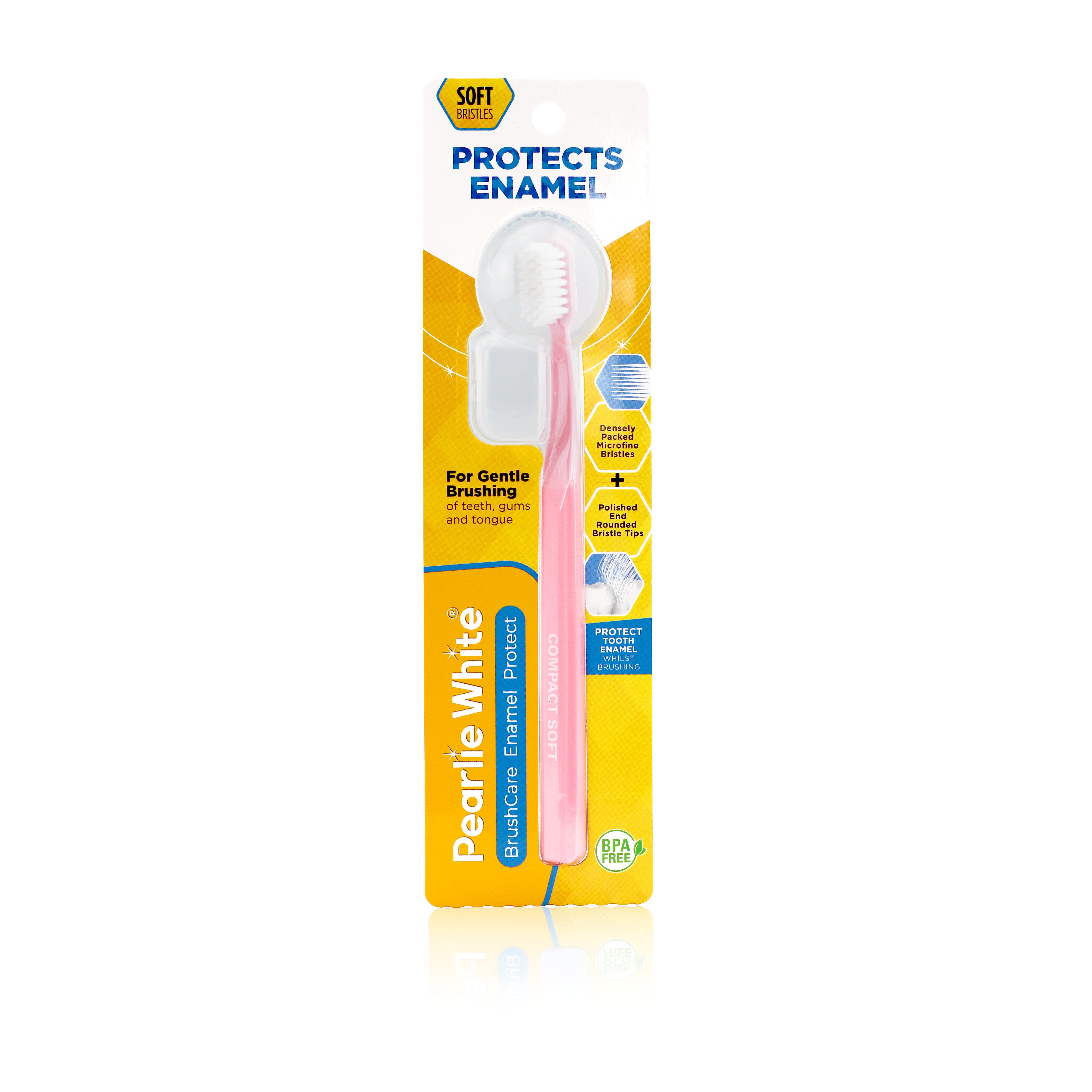 BrushCare Enamel Protect Adult Soft Toothbrush Triple Pack