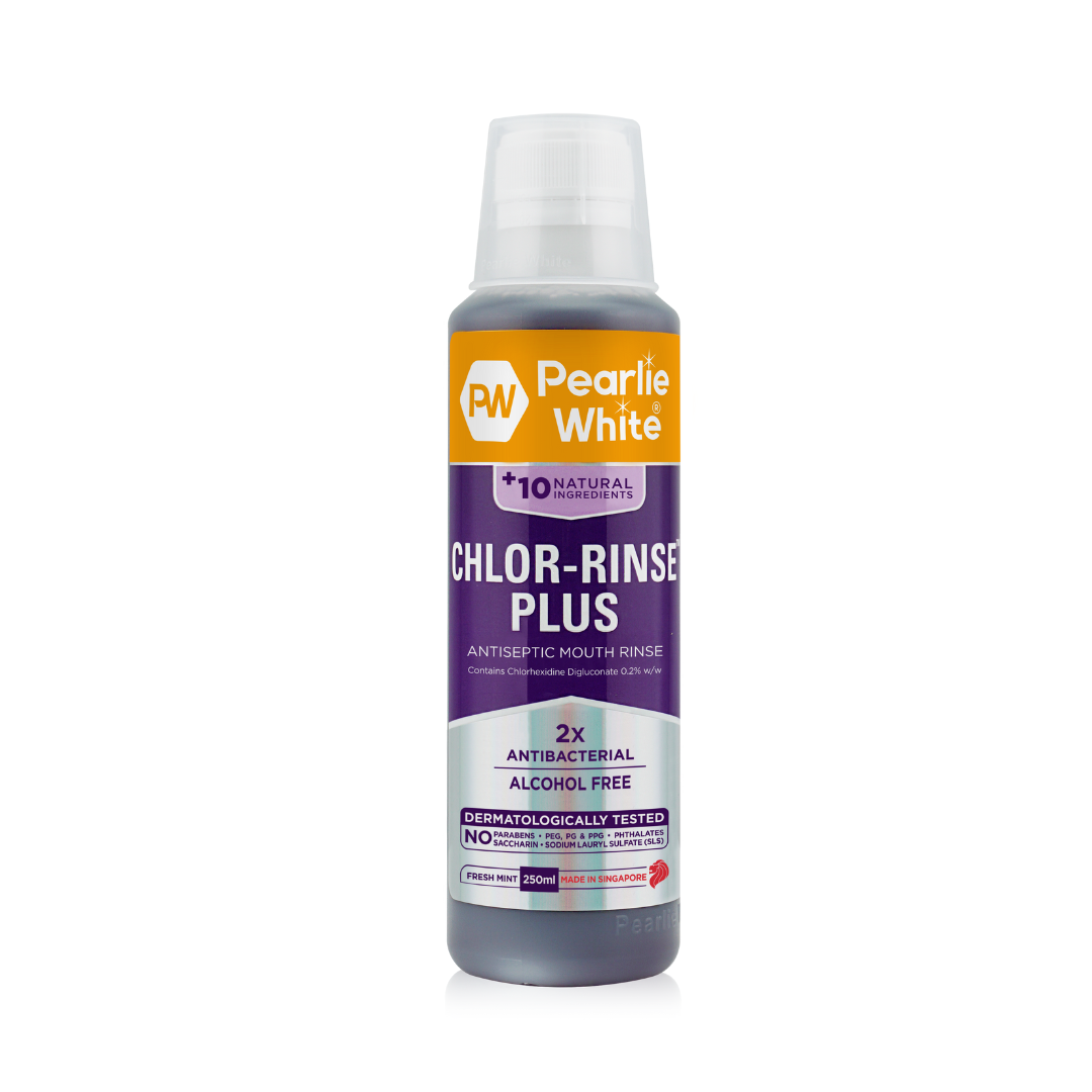 Chlor-Rinse Plus Antiseptic Mouth Rinse 250ml | Pearlie White