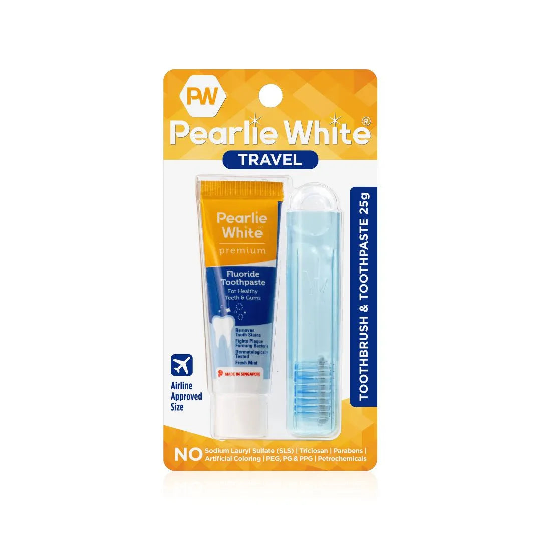 Travel Toothbrush with Premium Toothpaste 25gm