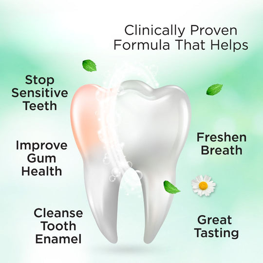 Advanced Sensitive Fluoride Toothpaste 130gm | Pearlie White