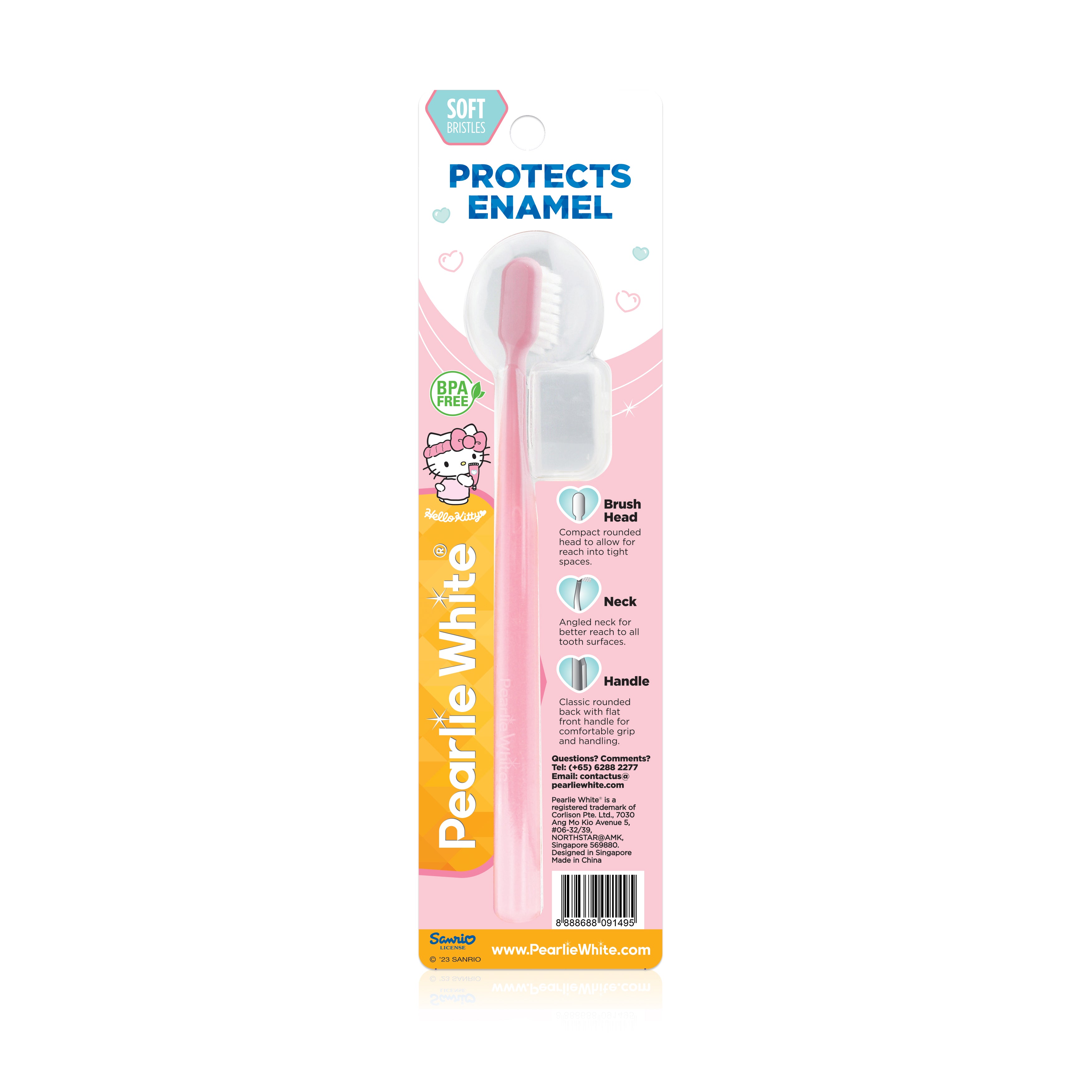 Hello Kitty BrushCare Enamel Protect Adult Soft Toothbrush