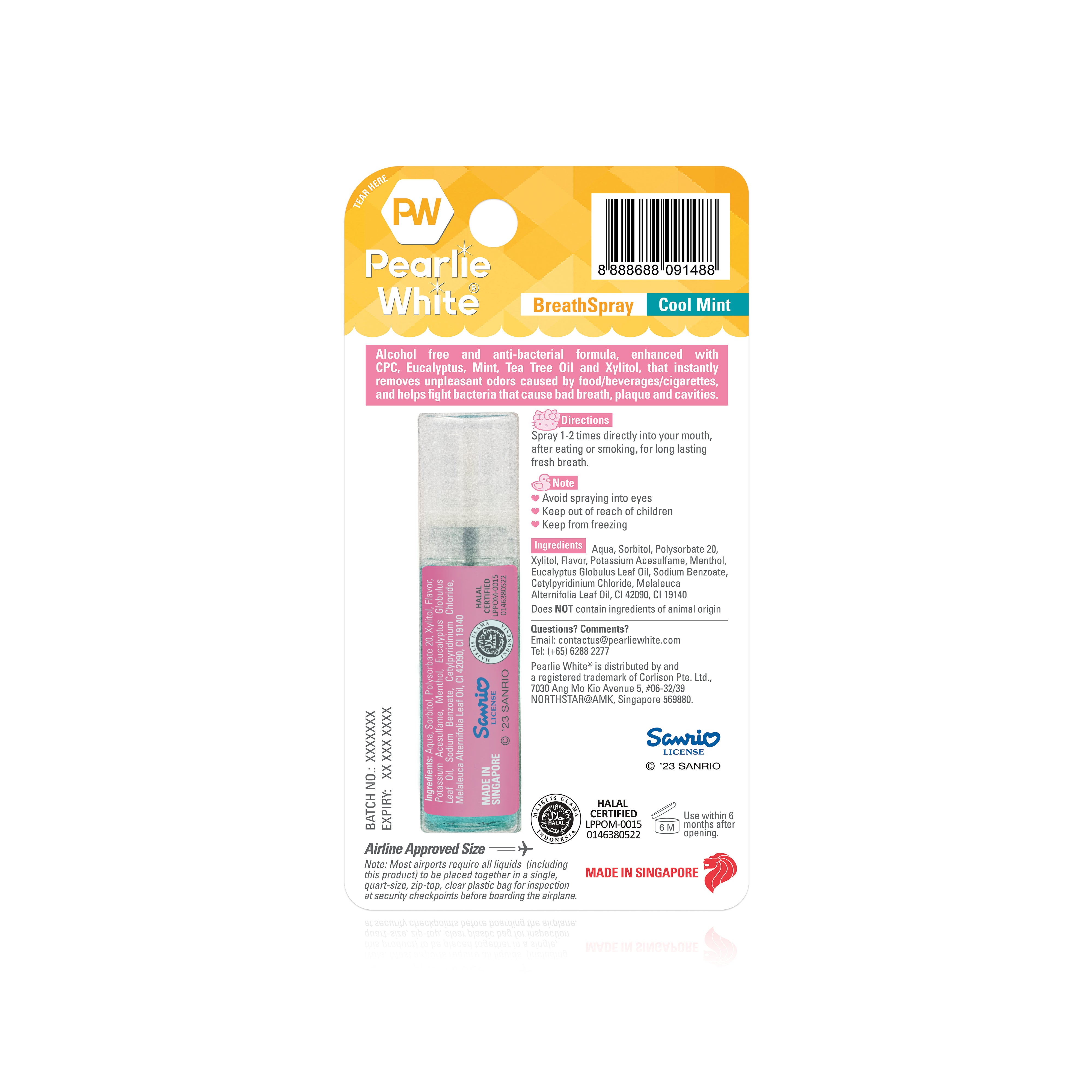 Hello Kitty BreathSpray CoolMint 8.5ml