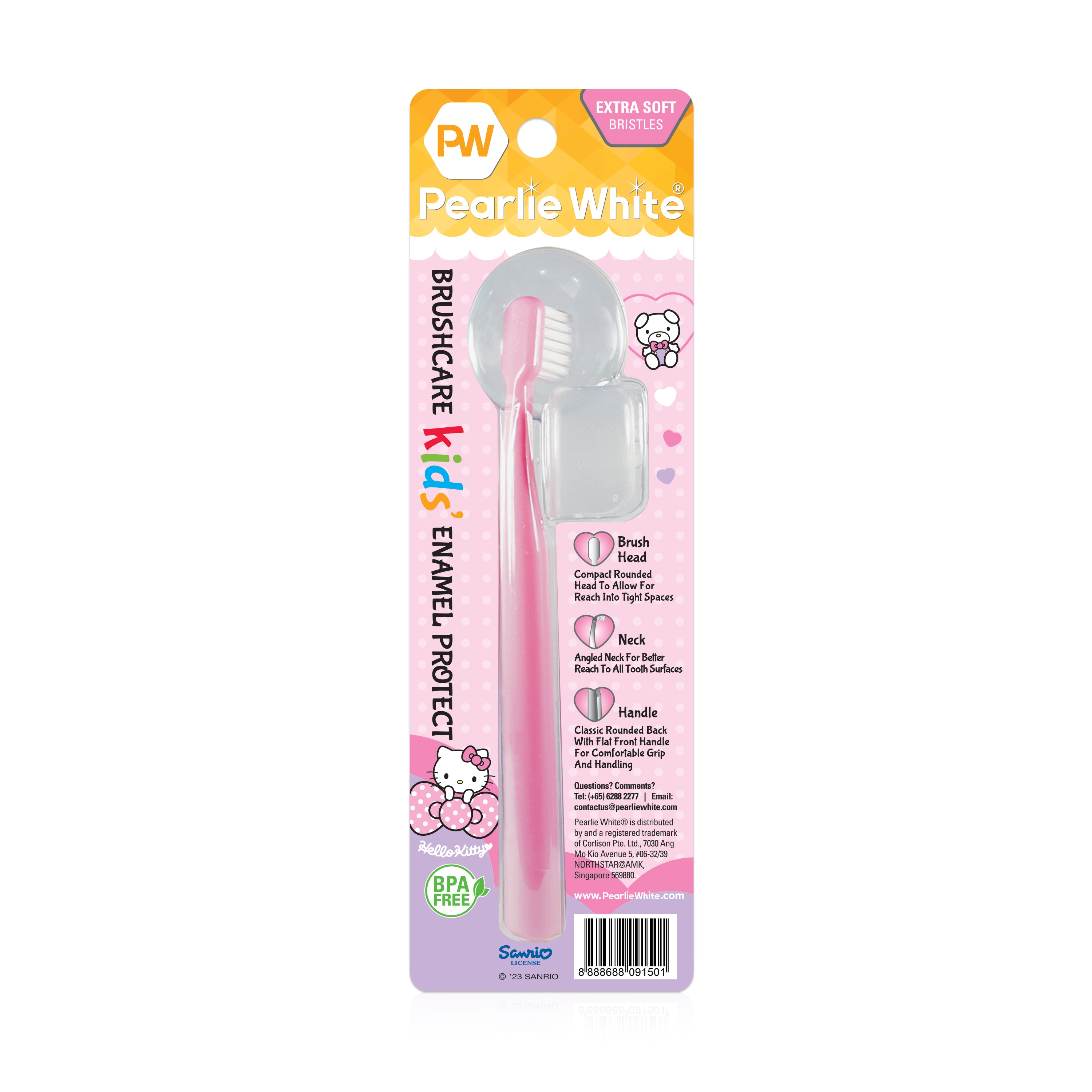 Hello Kitty BrushCare Enamel Protect Kids Extra Soft Toothbrush