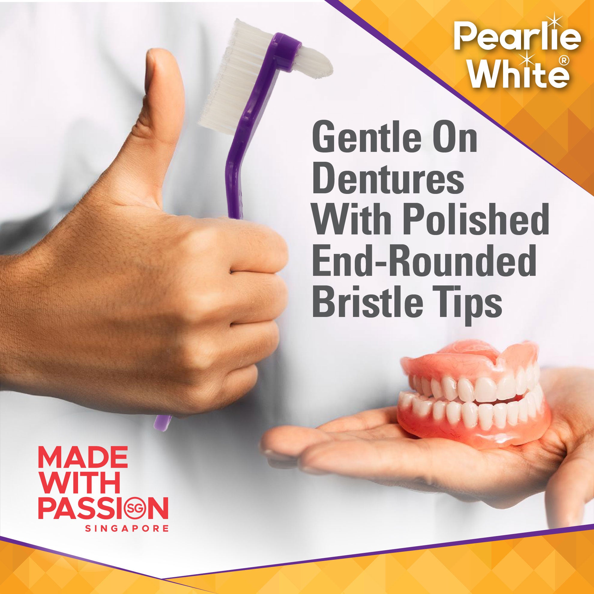 BrushCare Denture Brush