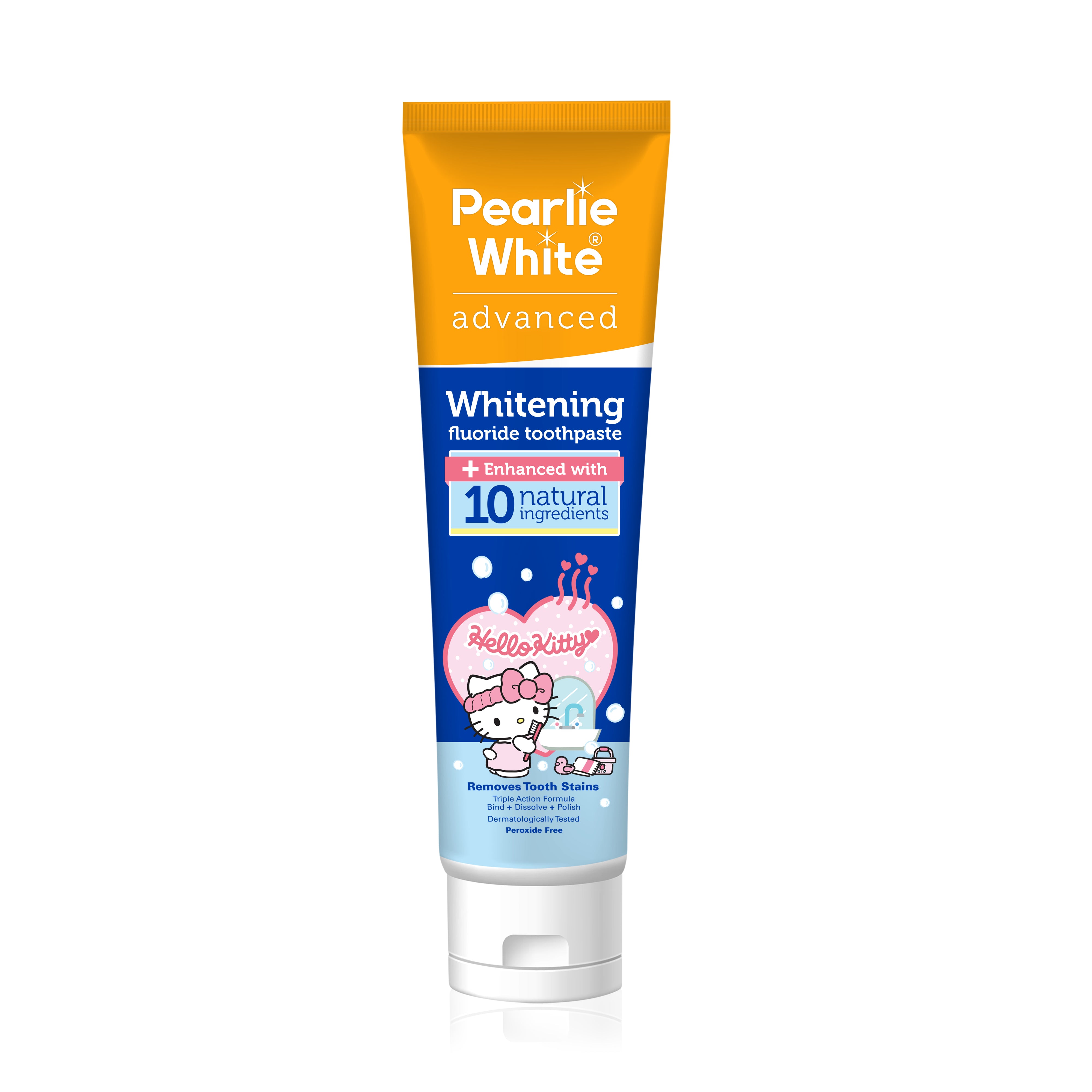 Hello Kitty Advanced Whitening Fluoride Toothpaste 130gm