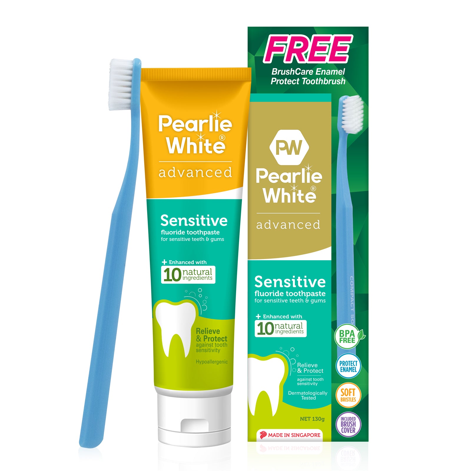 Advanced Sensitive Fluoride Toothpaste 130gm Bundle
