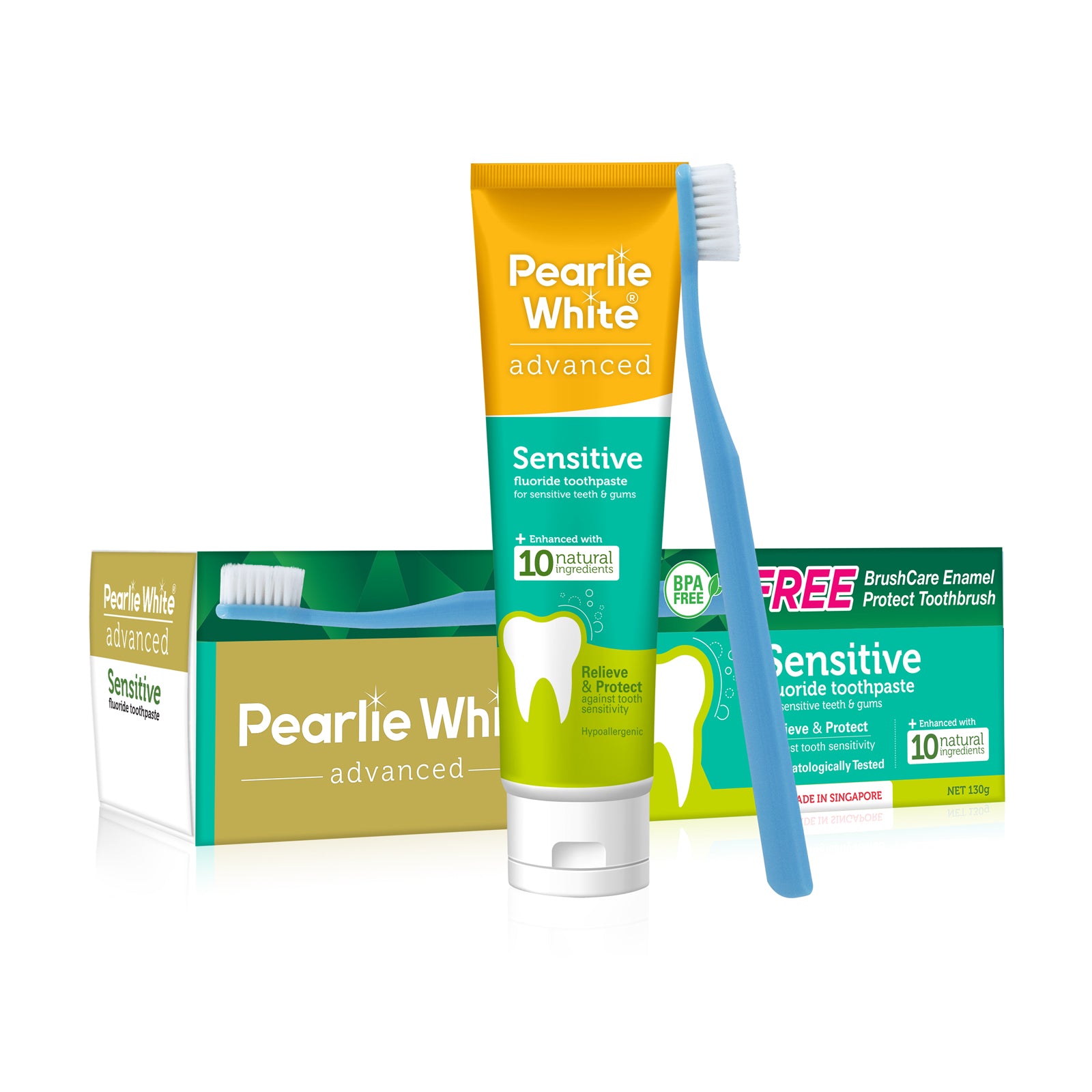 Advanced Sensitive Fluoride Toothpaste 130gm Bundle