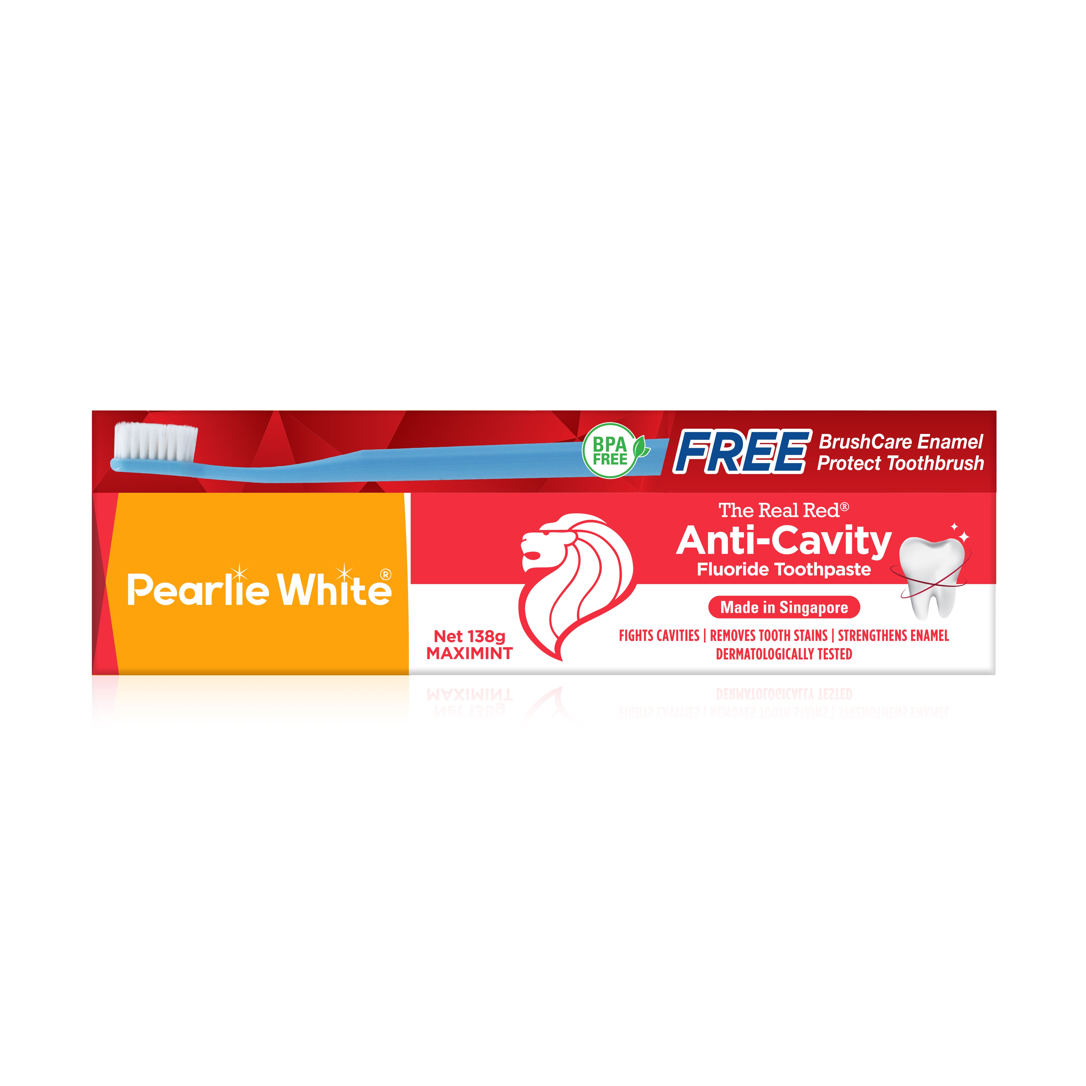 The Real Red® Anti-Cavity Fluoride Toothpaste 138g Bundle