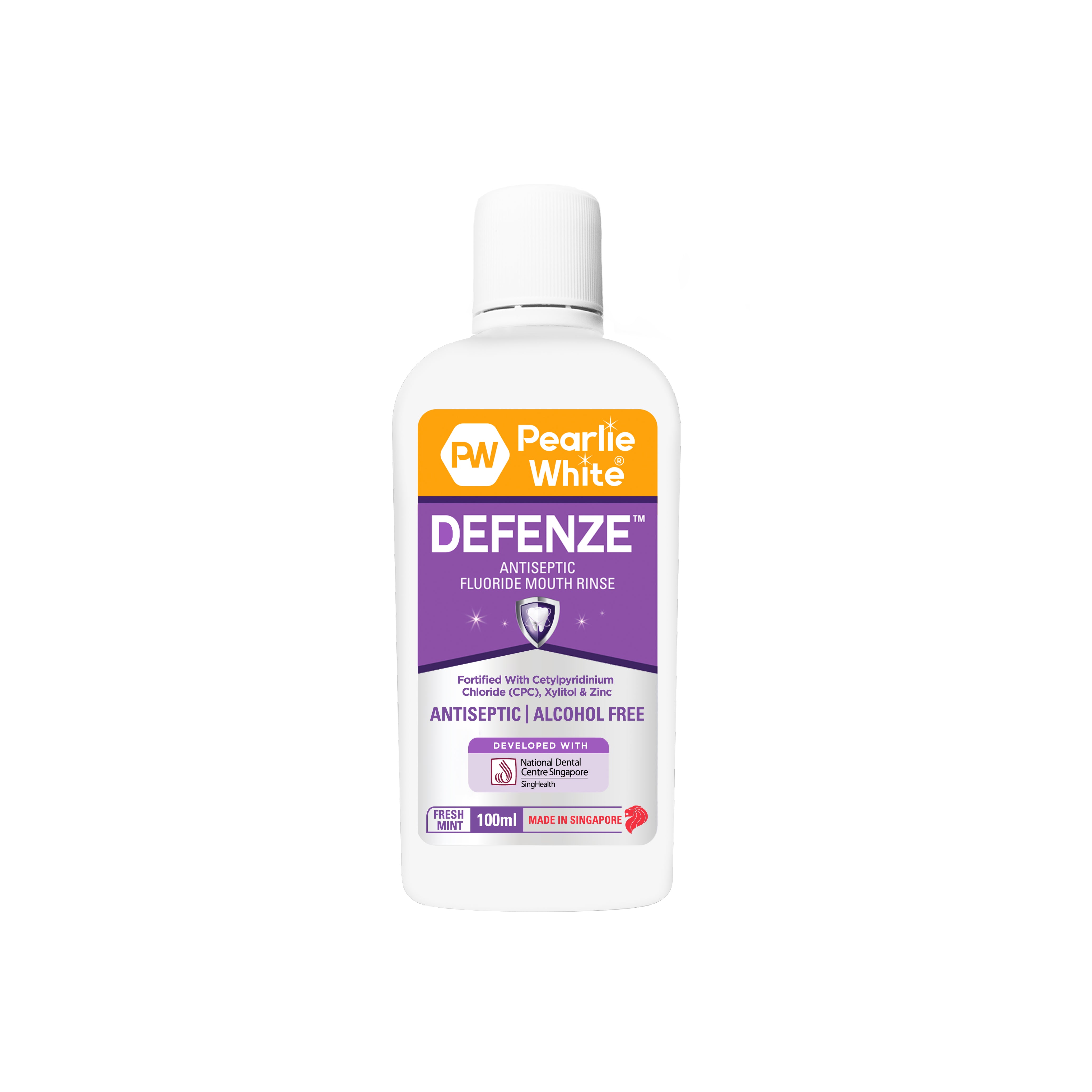 Defenze Antiseptic Fluoride Mouth Rinse 100ml