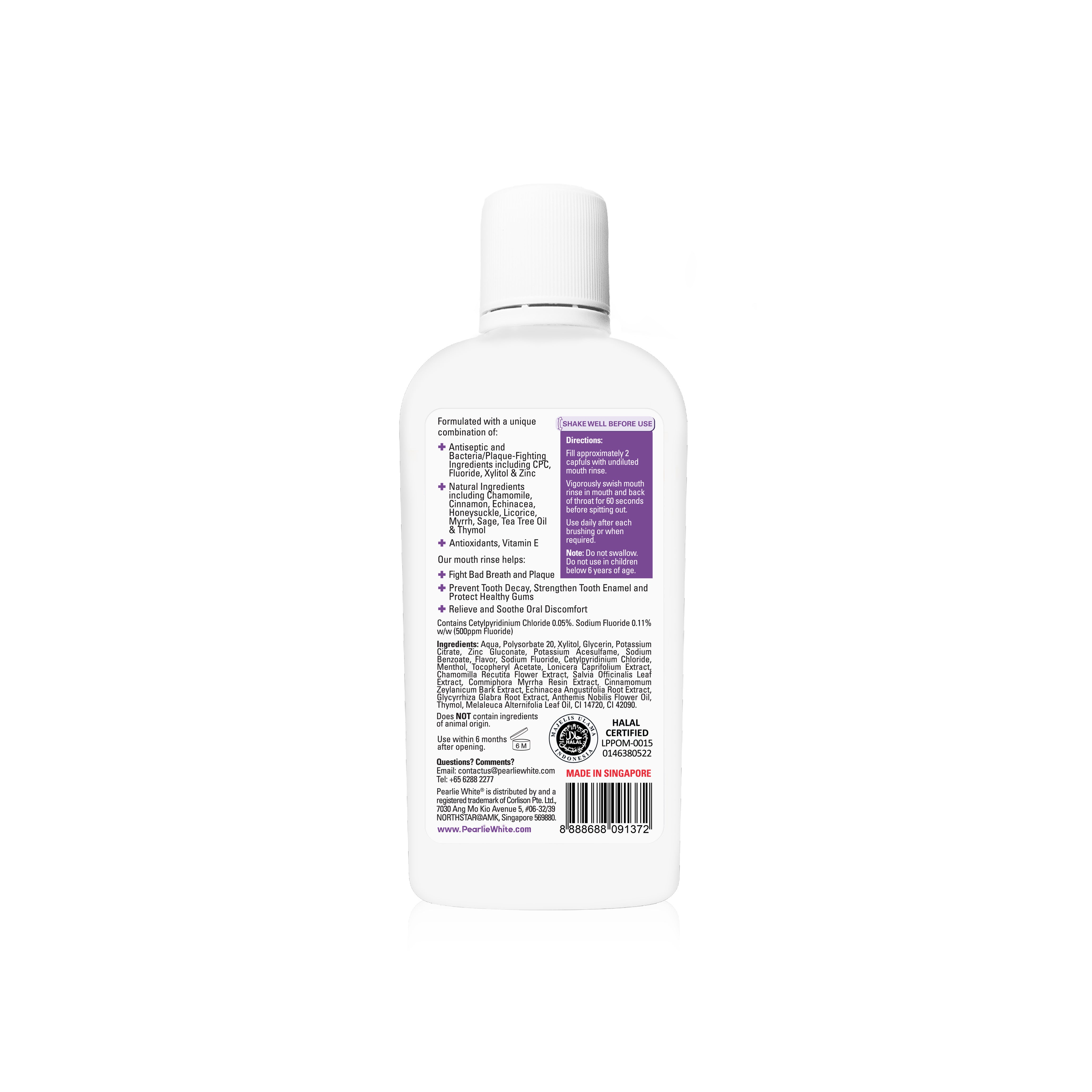Defenze Antiseptic Fluoride Mouth Rinse 100ml