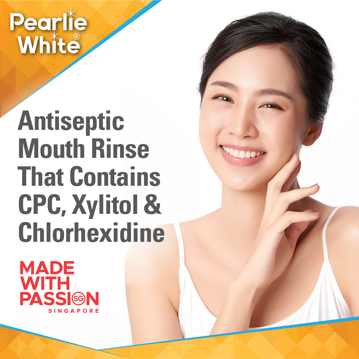 Chlor-Rinse Plus Antiseptic Mouth Rinse 250ml - Triple Pack | Pearlie White