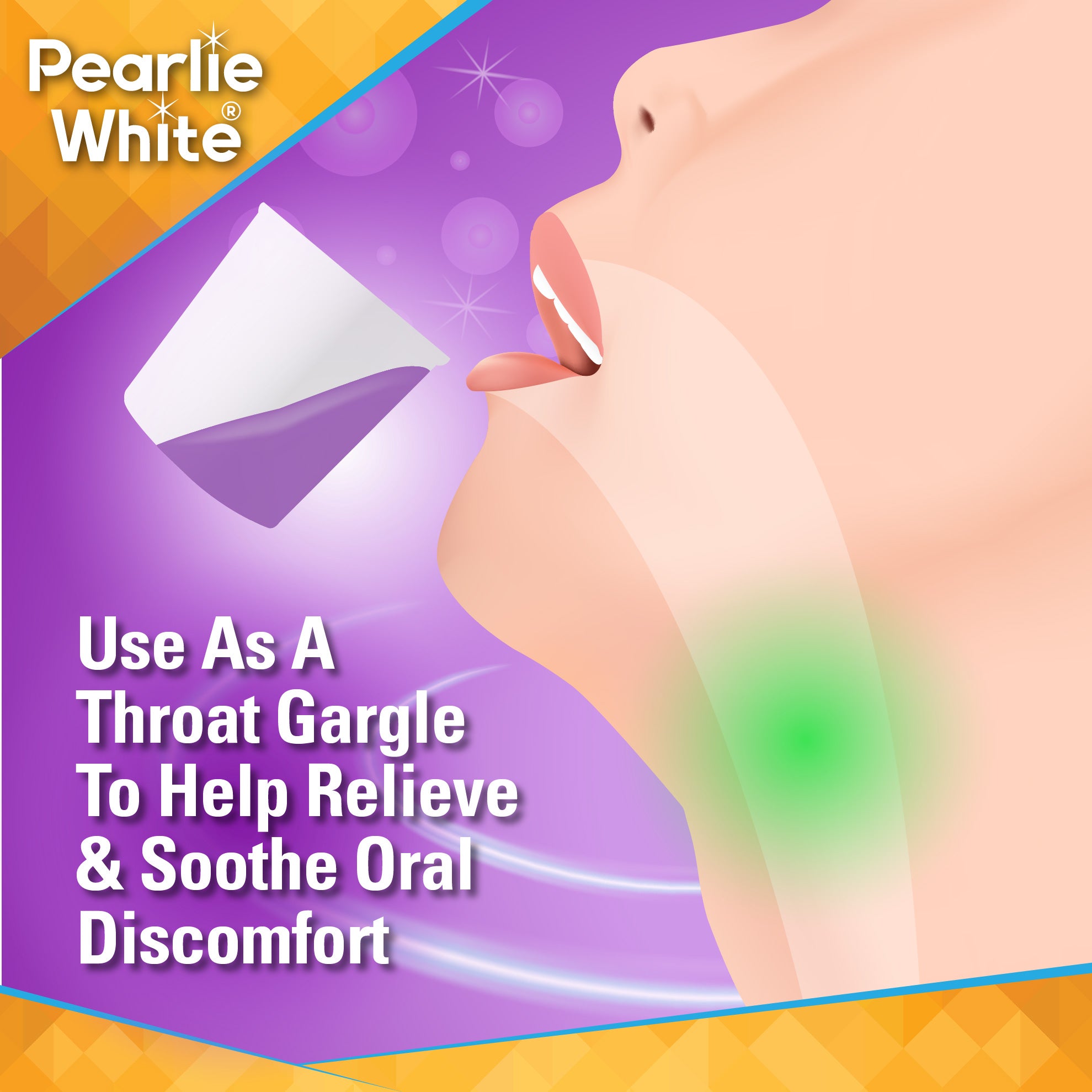 Chlor-Rinse Plus Antiseptic Mouth Rinse 250ml | Pearlie White