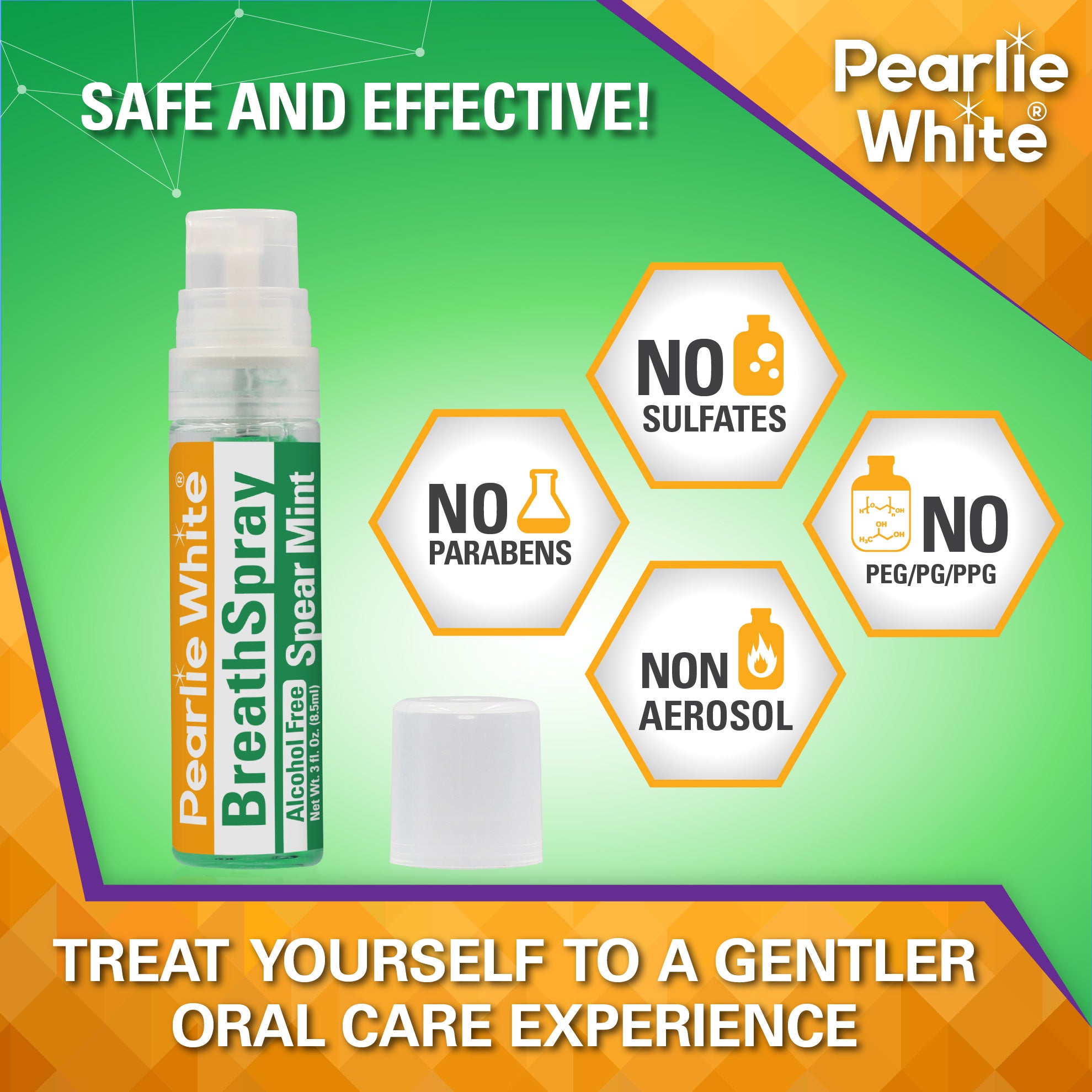 BreathSpray SpearMint 8.5ml - Triple Pack