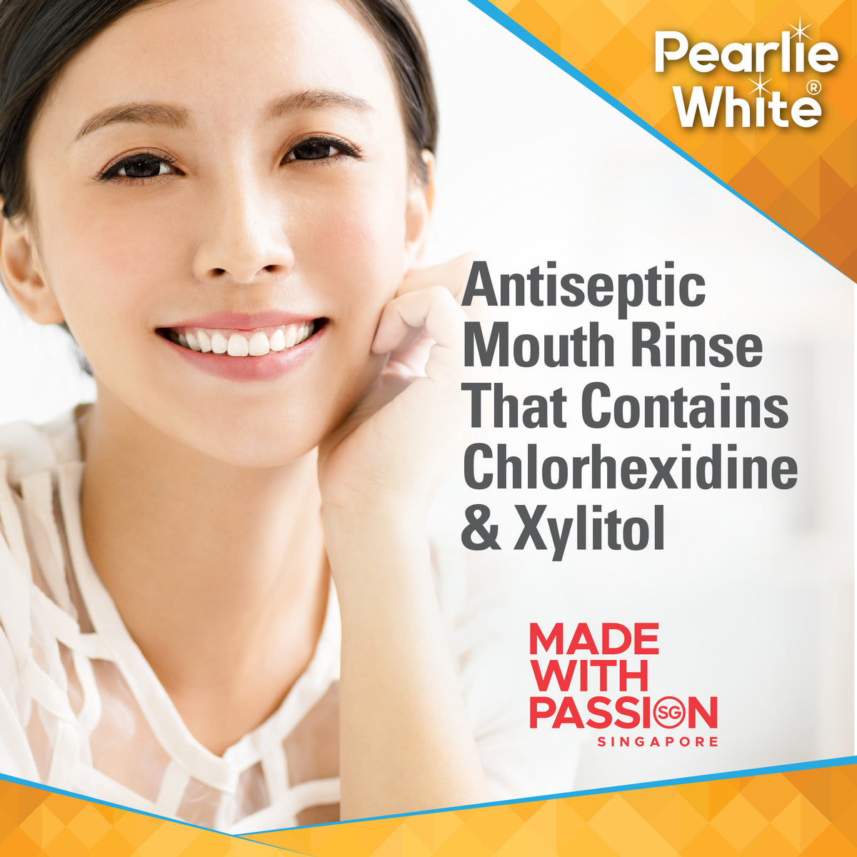 Chlor-Rinse Antiseptic Mouth Rinse 250ml - Triple Pack | Pearlie White