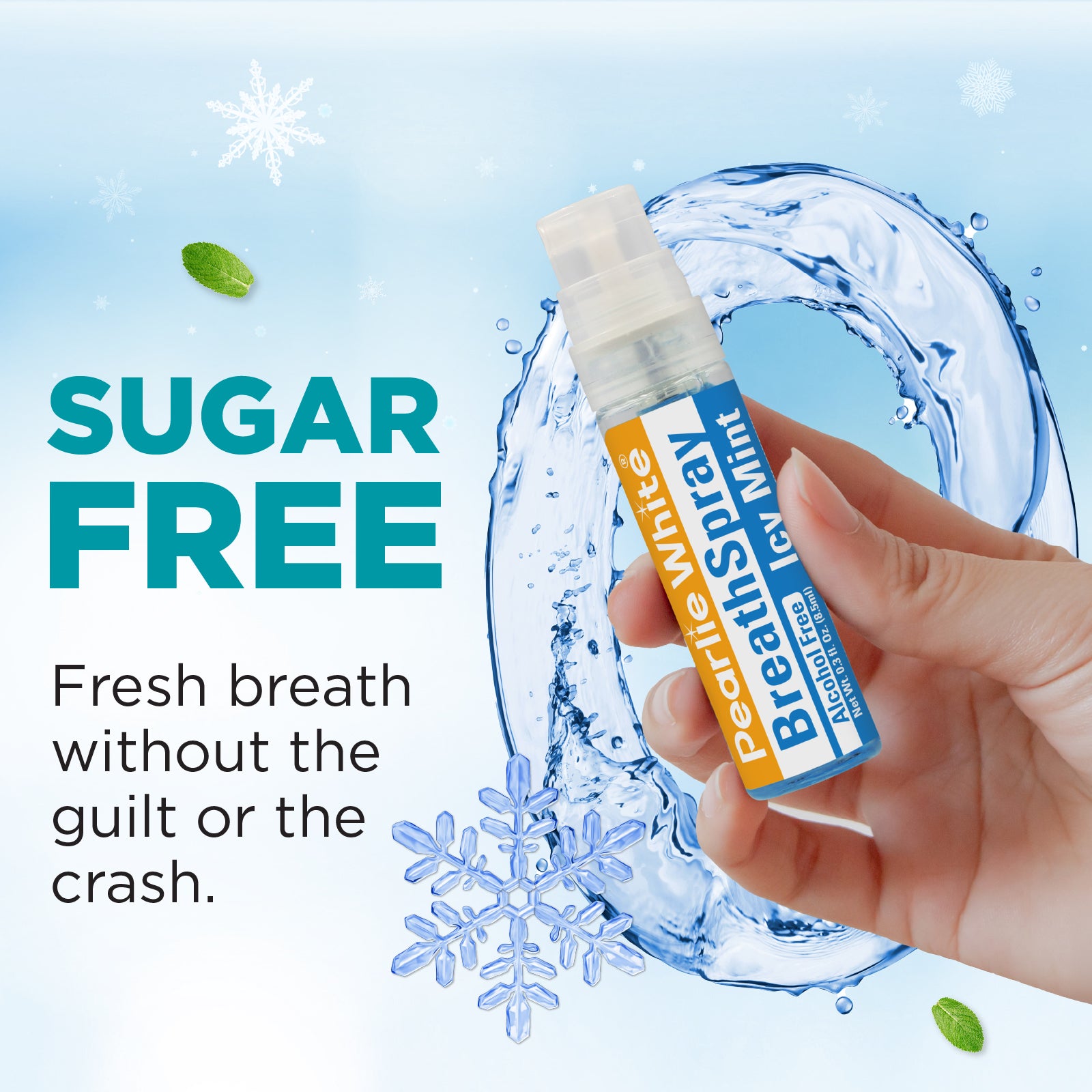 BreathSpray IcyMint (Alcohol Free) 8.5ml