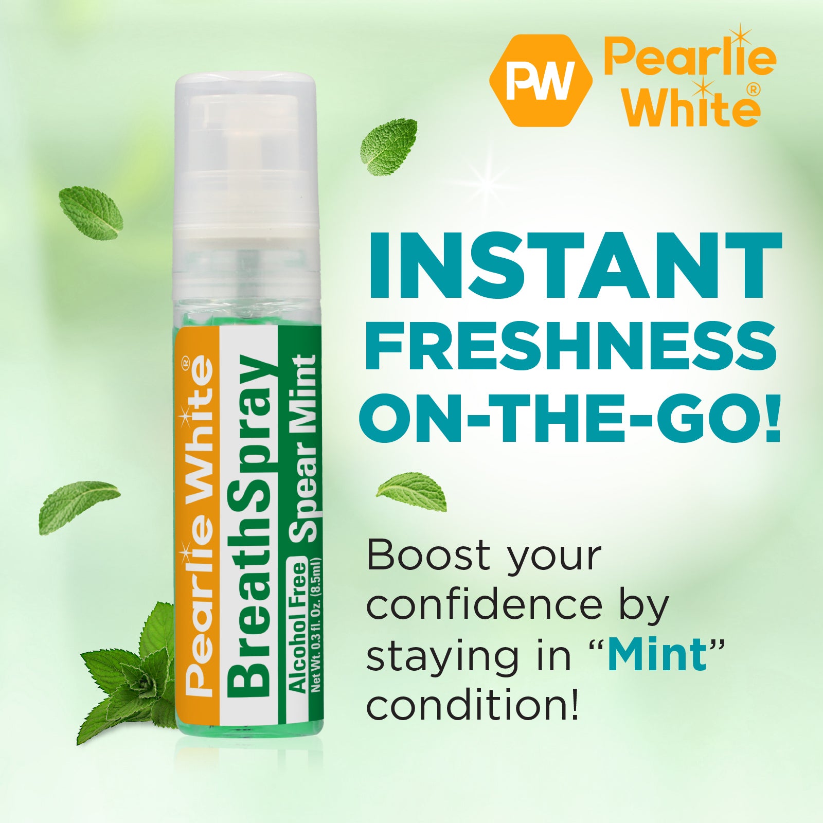 BreathSpray SpearMint (Alcohol Free) 8.5ml
