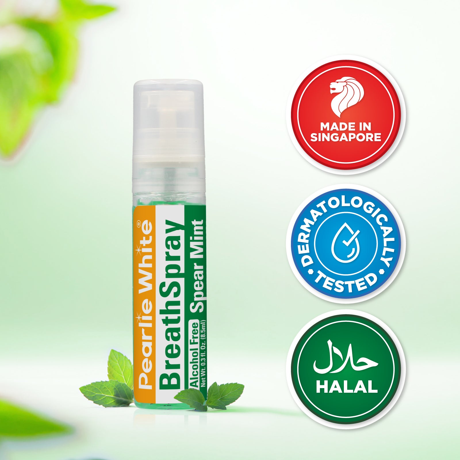 BreathSpray SpearMint 8.5ml - Triple Pack