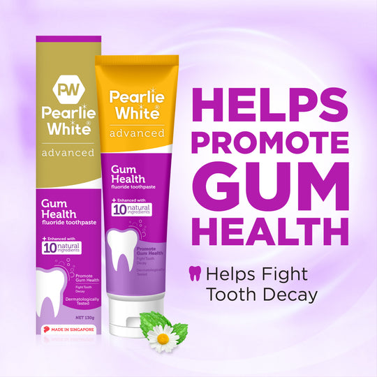Advanced Gum Health Fluoride Toothpaste 130gm | Pearlie White