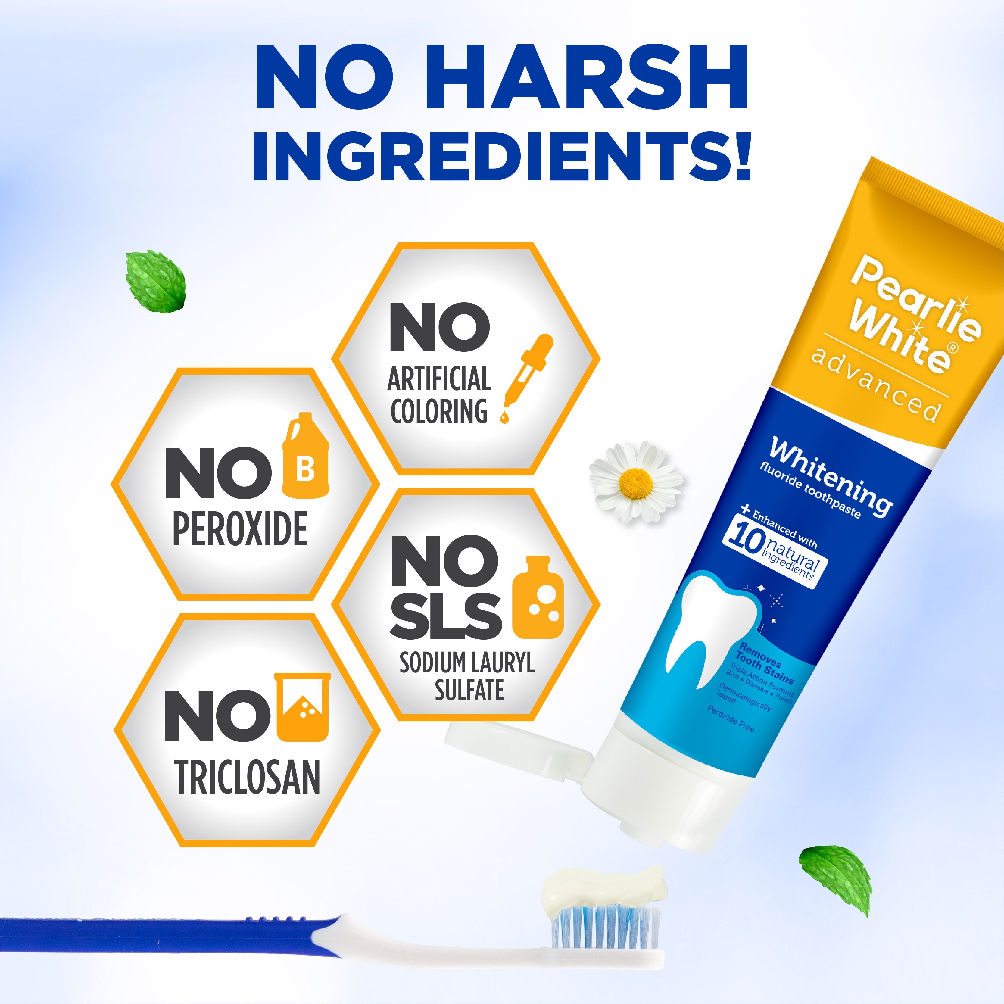 Advanced Whitening Fluoride Toothpaste 130gm