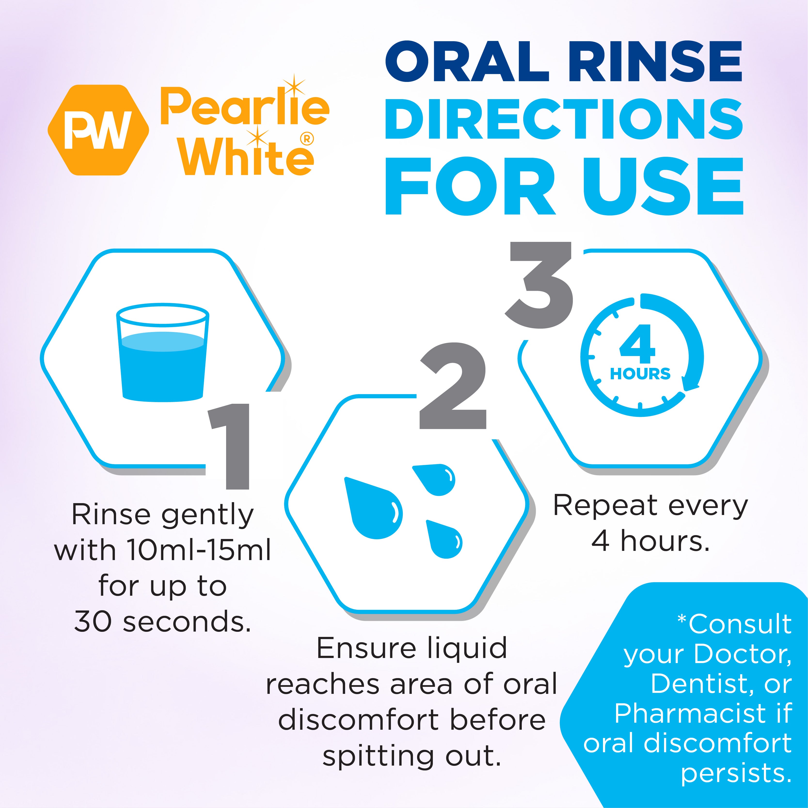 Chlor-Rinse Plus Antiseptic Mouth Rinse 250ml - Triple Pack