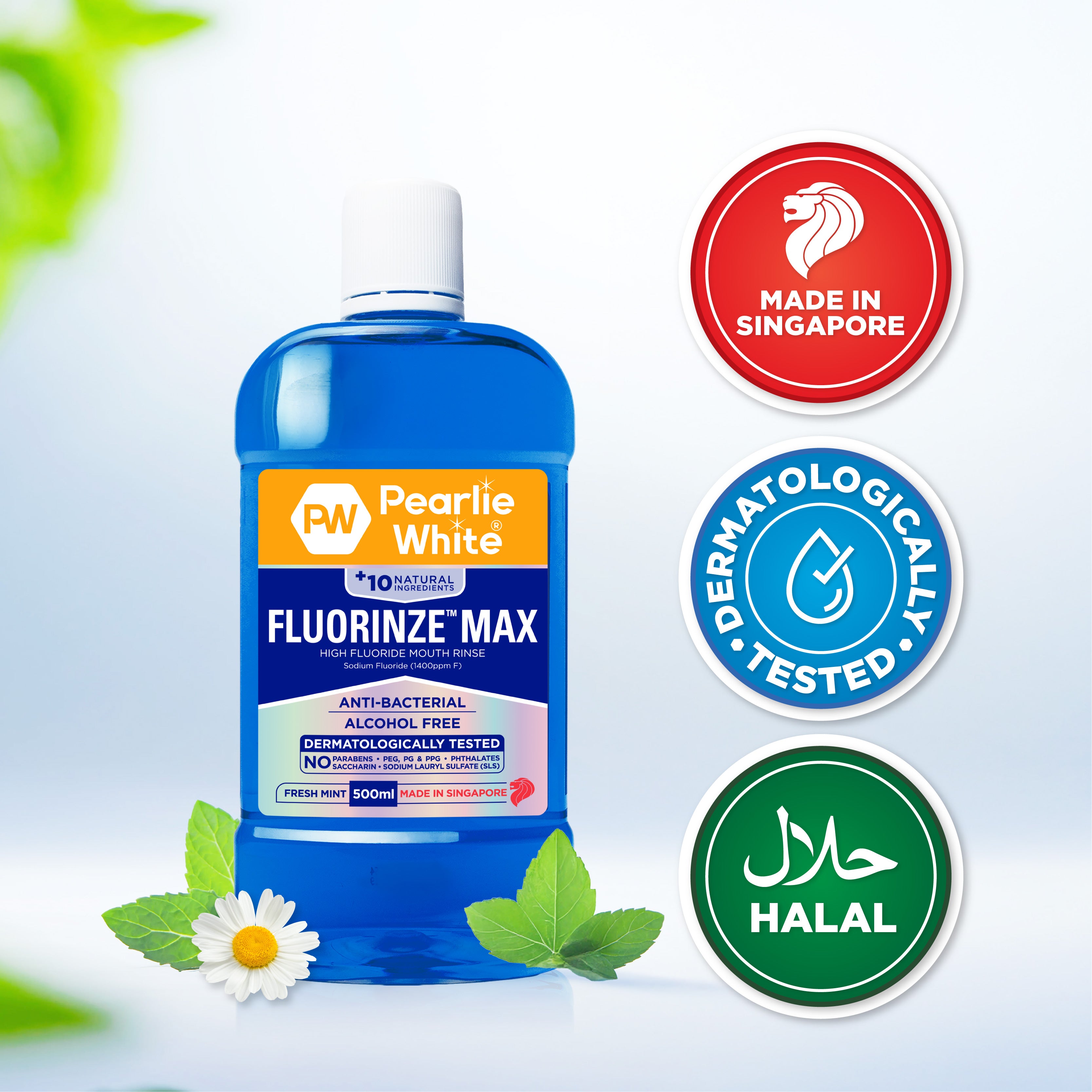 Fluorinze Max High Fluoride Mouth Rinse 500ml