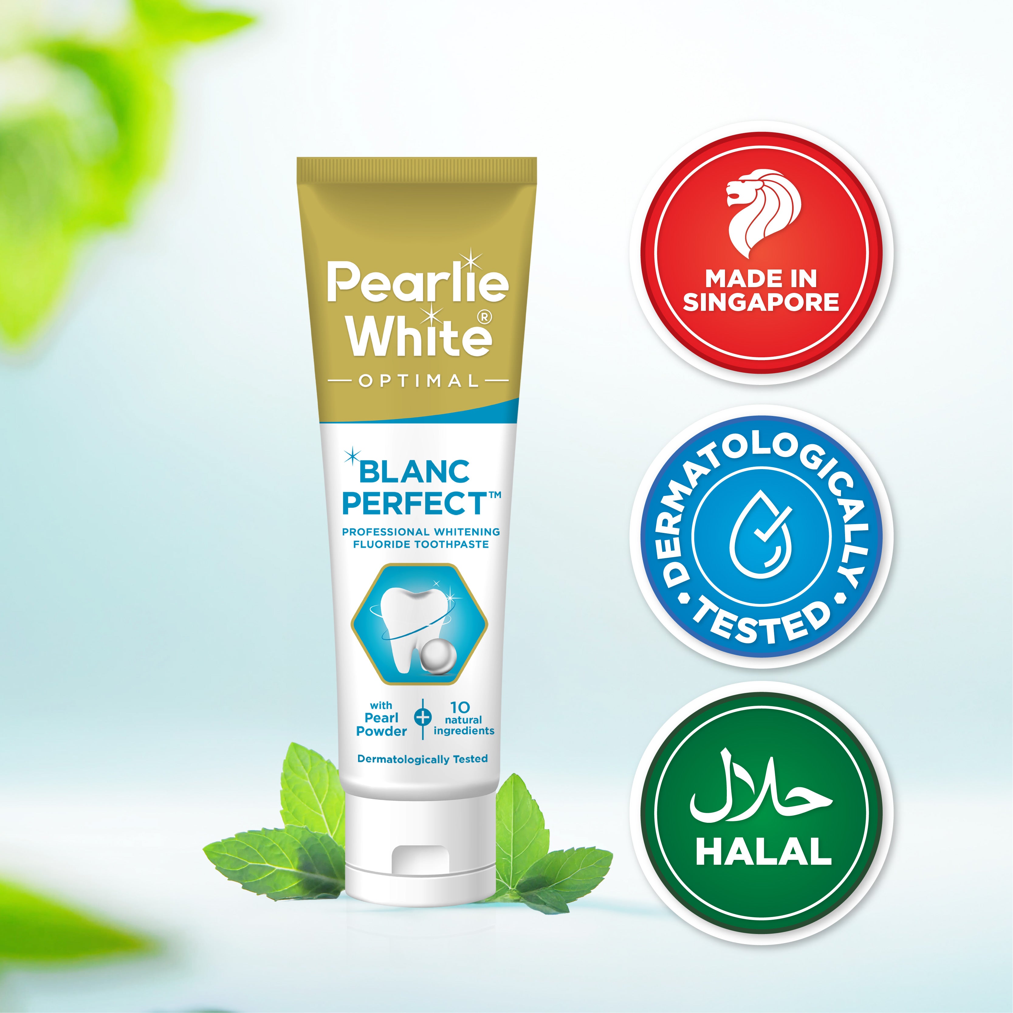 Optimal Blanc Perfect Professional Whitening Fluoride Toothpaste 110g