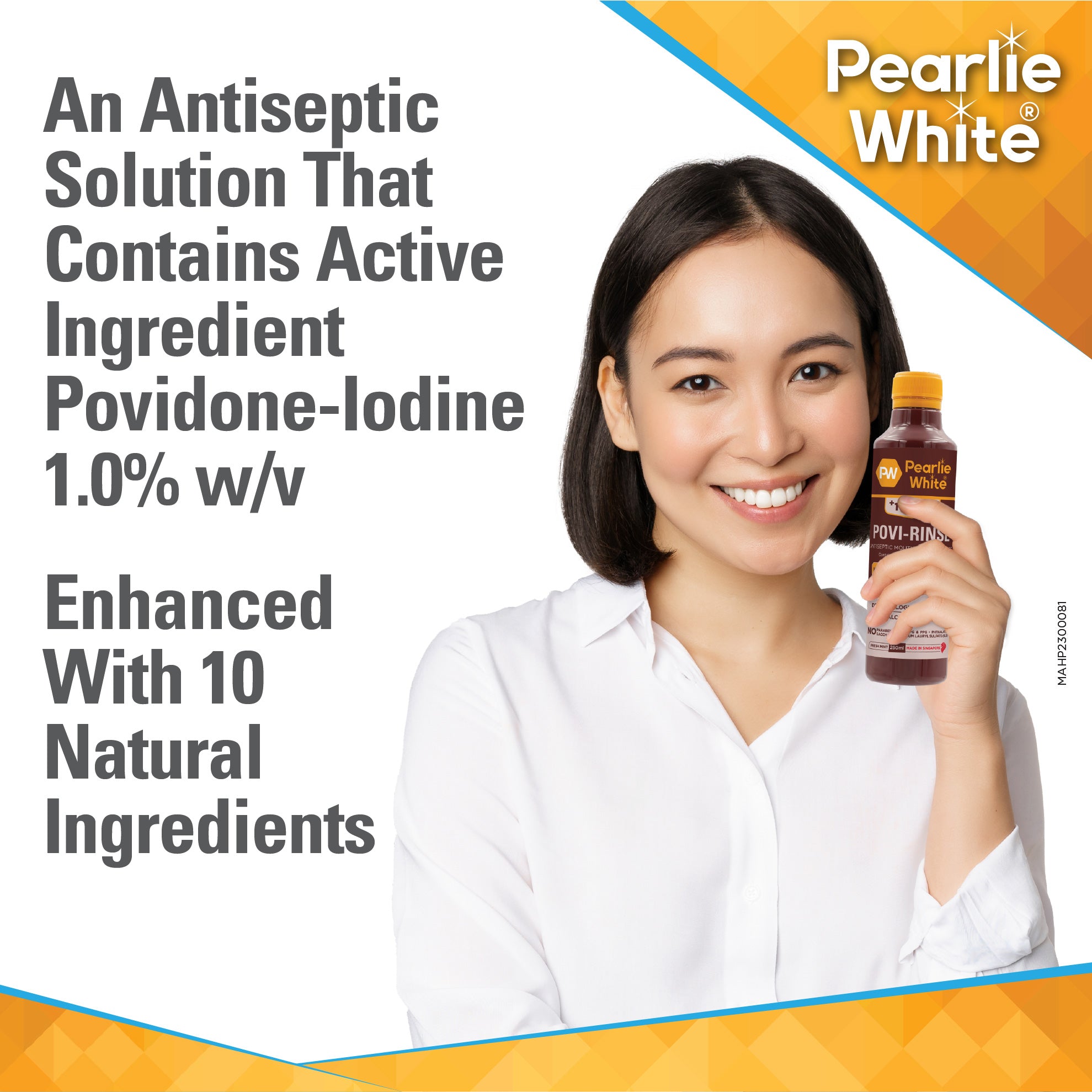 Povi-Rinse™ Antiseptic Mouth & Throat Rinse 250ml