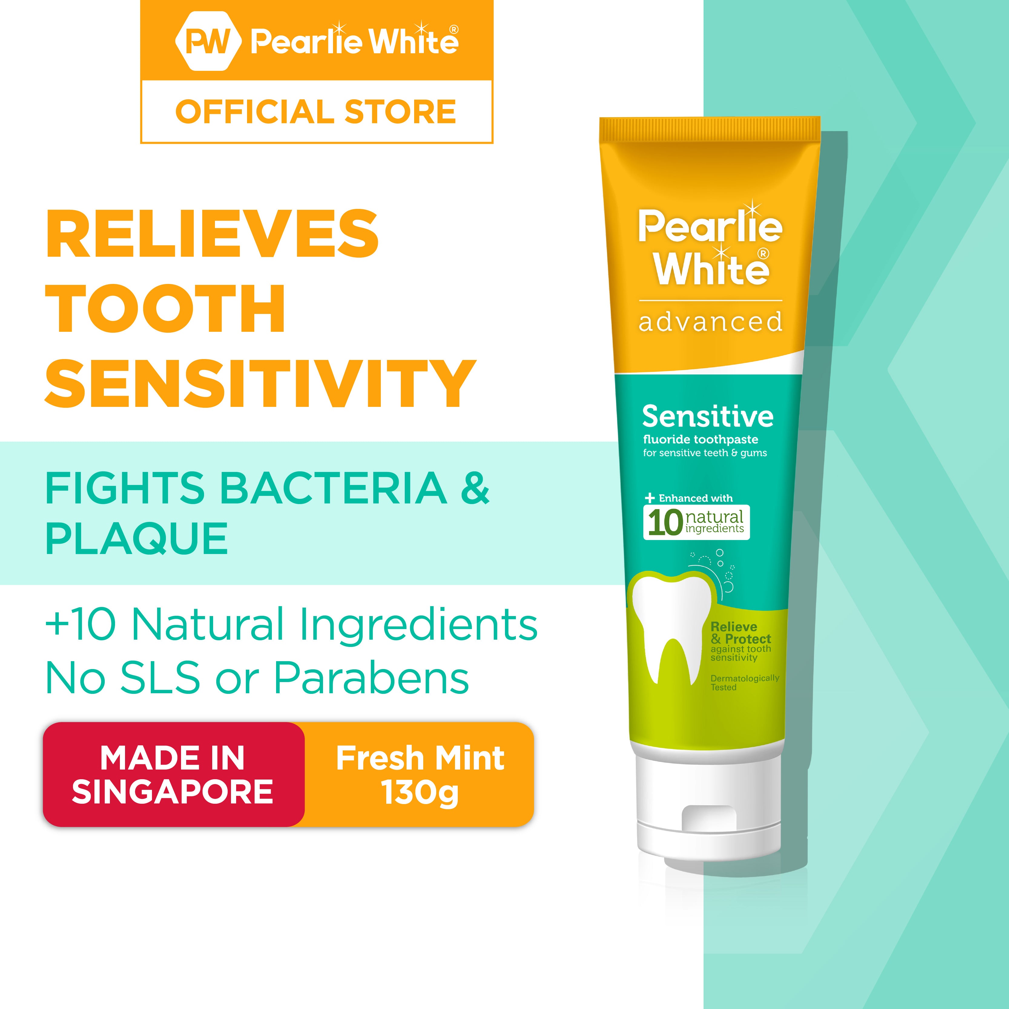 Advanced Sensitive Fluoride Toothpaste 130gm