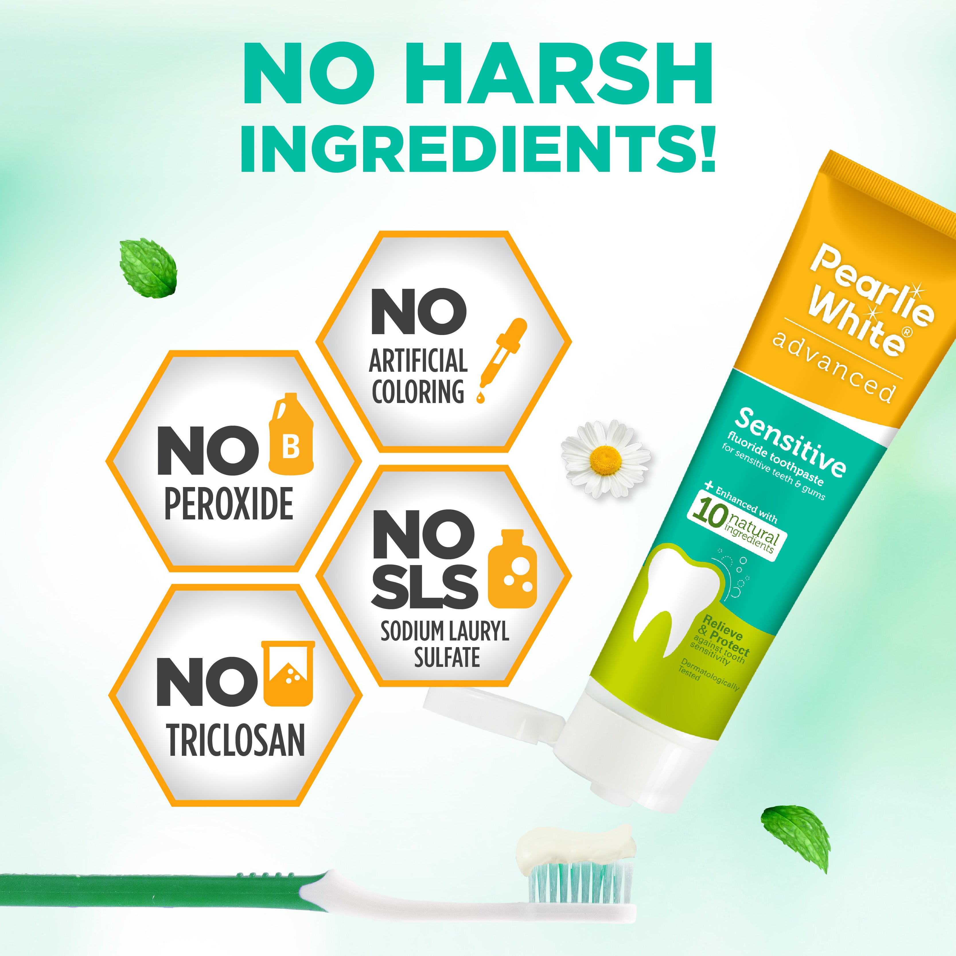 Advanced Sensitive Fluoride Toothpaste 130gm- Triple Pack