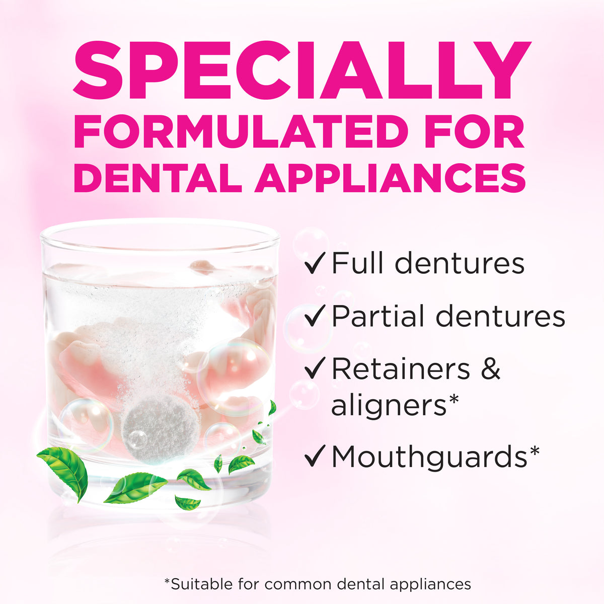 DentureClean - Daily Denture Cleanser 42pcs | Pearlie White