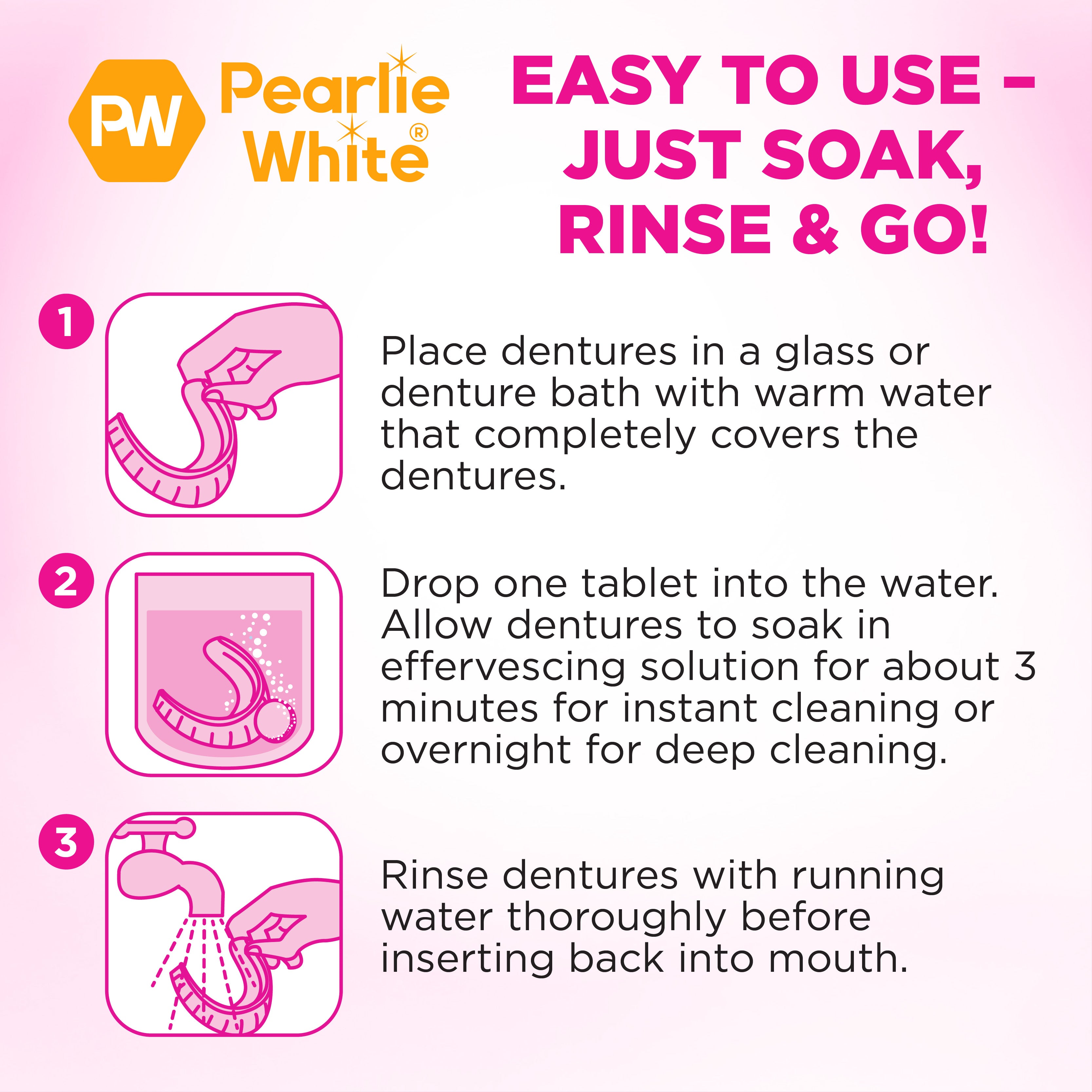 DentureClean Daily Denture Cleanser 42s