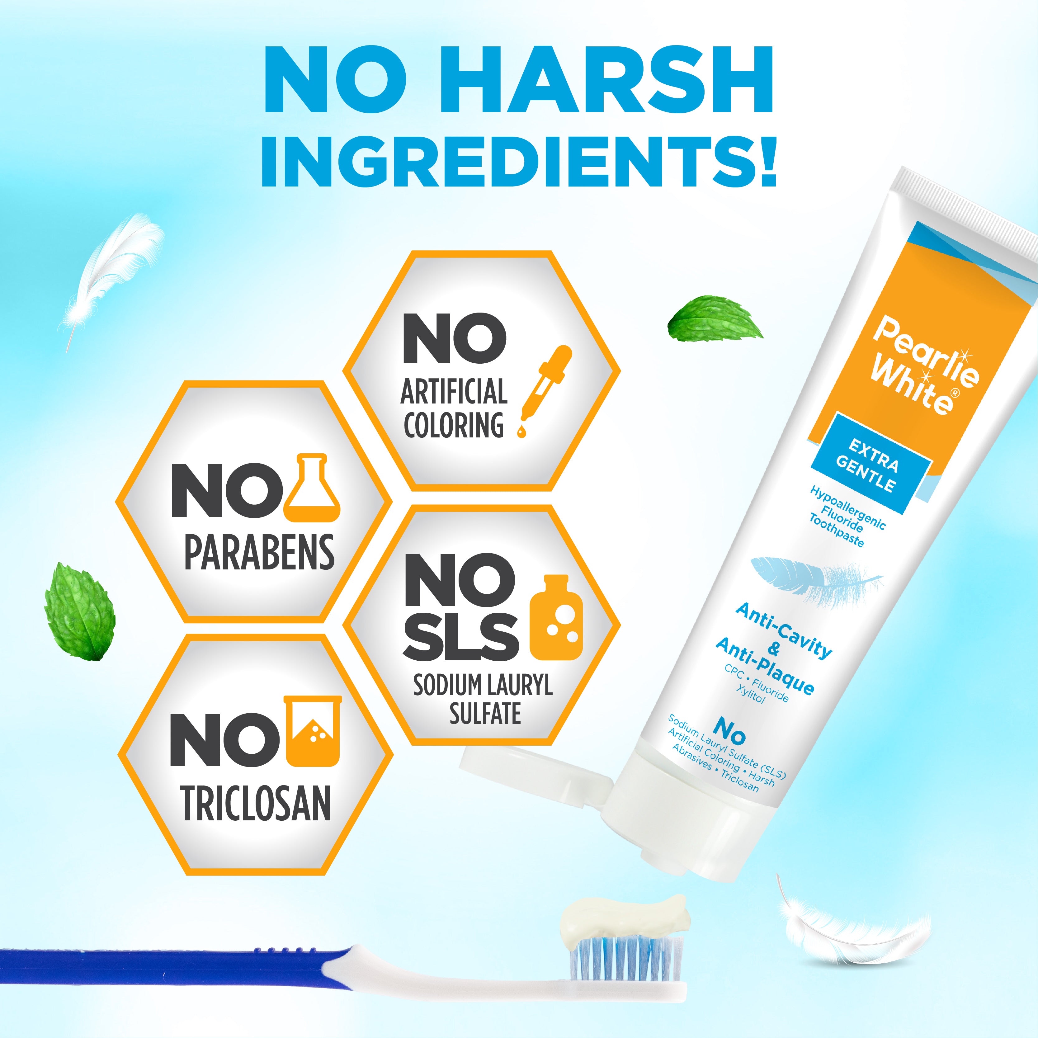 Extra Gentle Hypoallergenic Fluoride Toothpaste 130gm