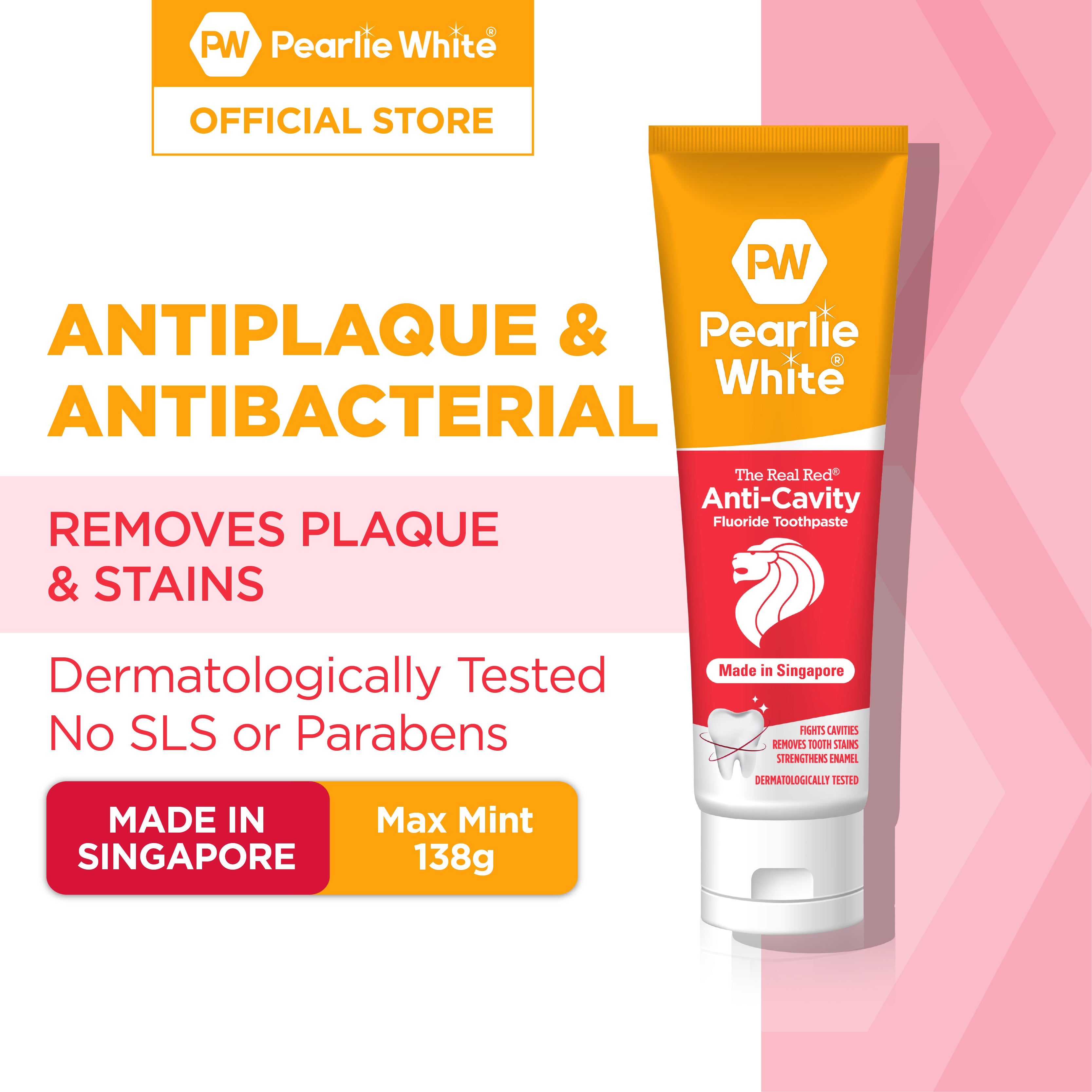 The Real Red® Anti-Cavity Fluoride Toothpaste 138gm