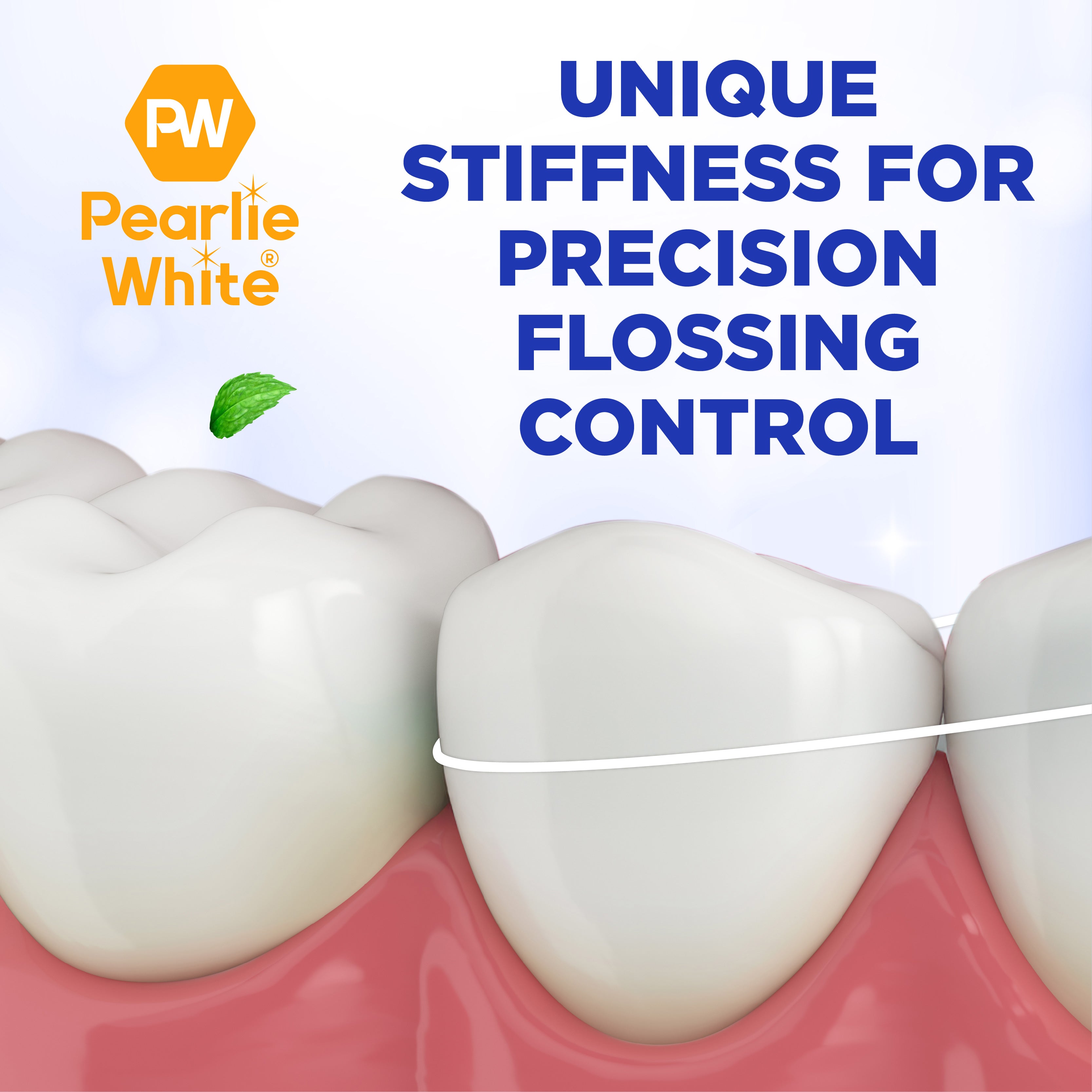 FlossCare Hi-Tech Waxed Mint Floss 50m