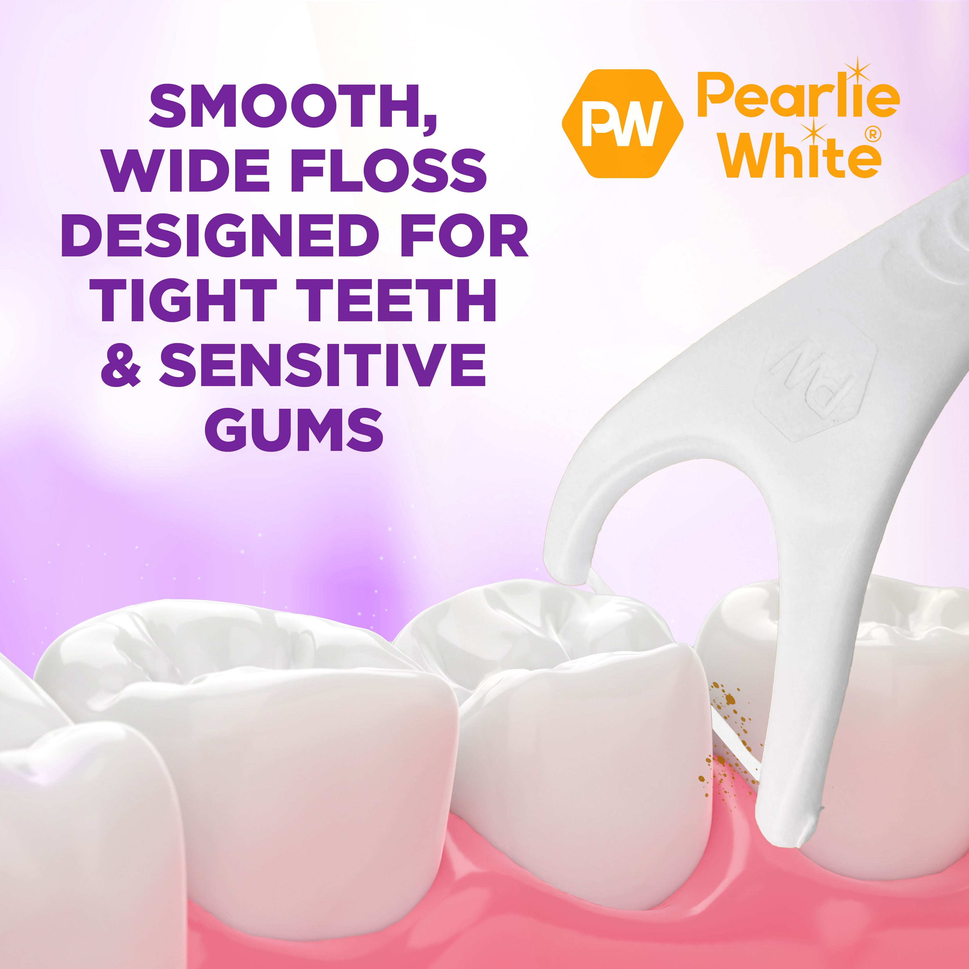 FlossPick Y 2-IN-1 PTFE Back Teeth Mint Flosser 36pcs