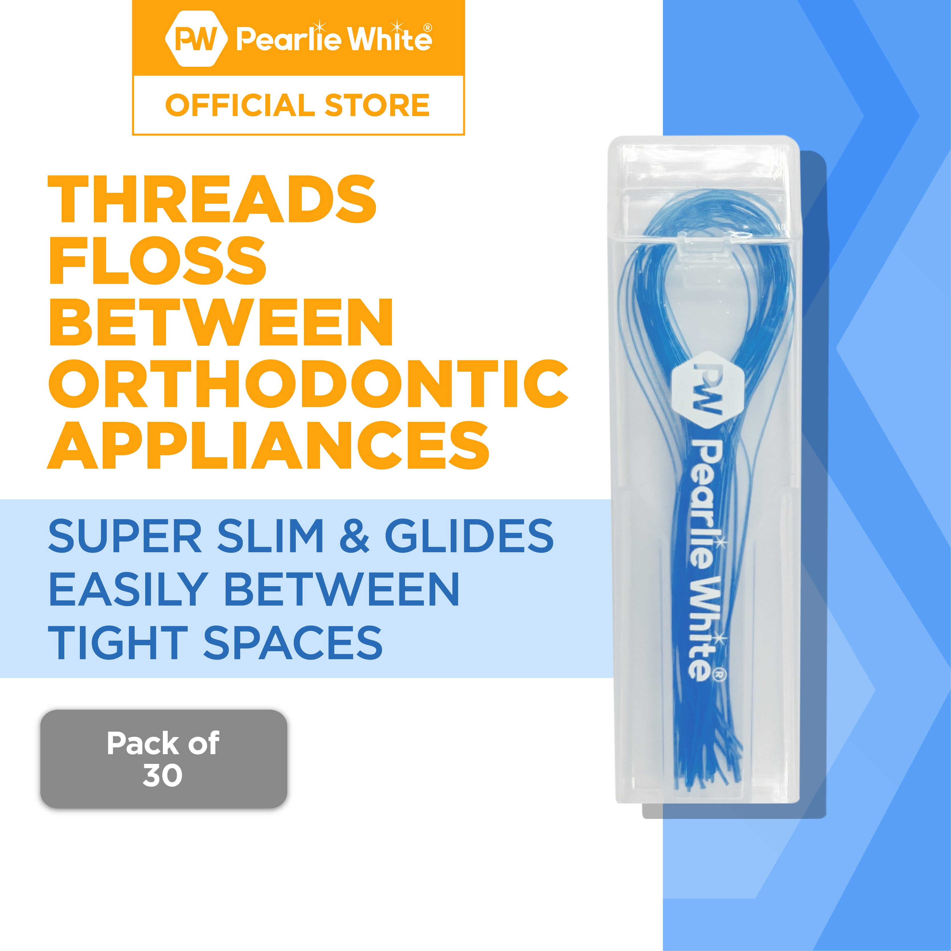 FlossCare™ Floss Threaders With Storage Case 30pcs