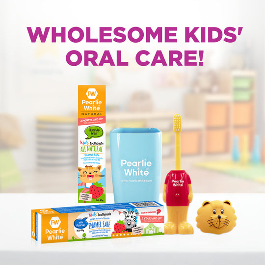 BrushCare Kids Pop-Up Extra Soft Toothbrush | Pearlie White