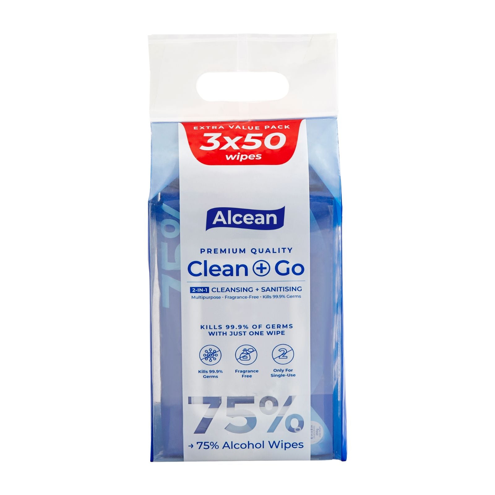 Alcean Disinfectant Wipes 50s (Bundle of 3s)
