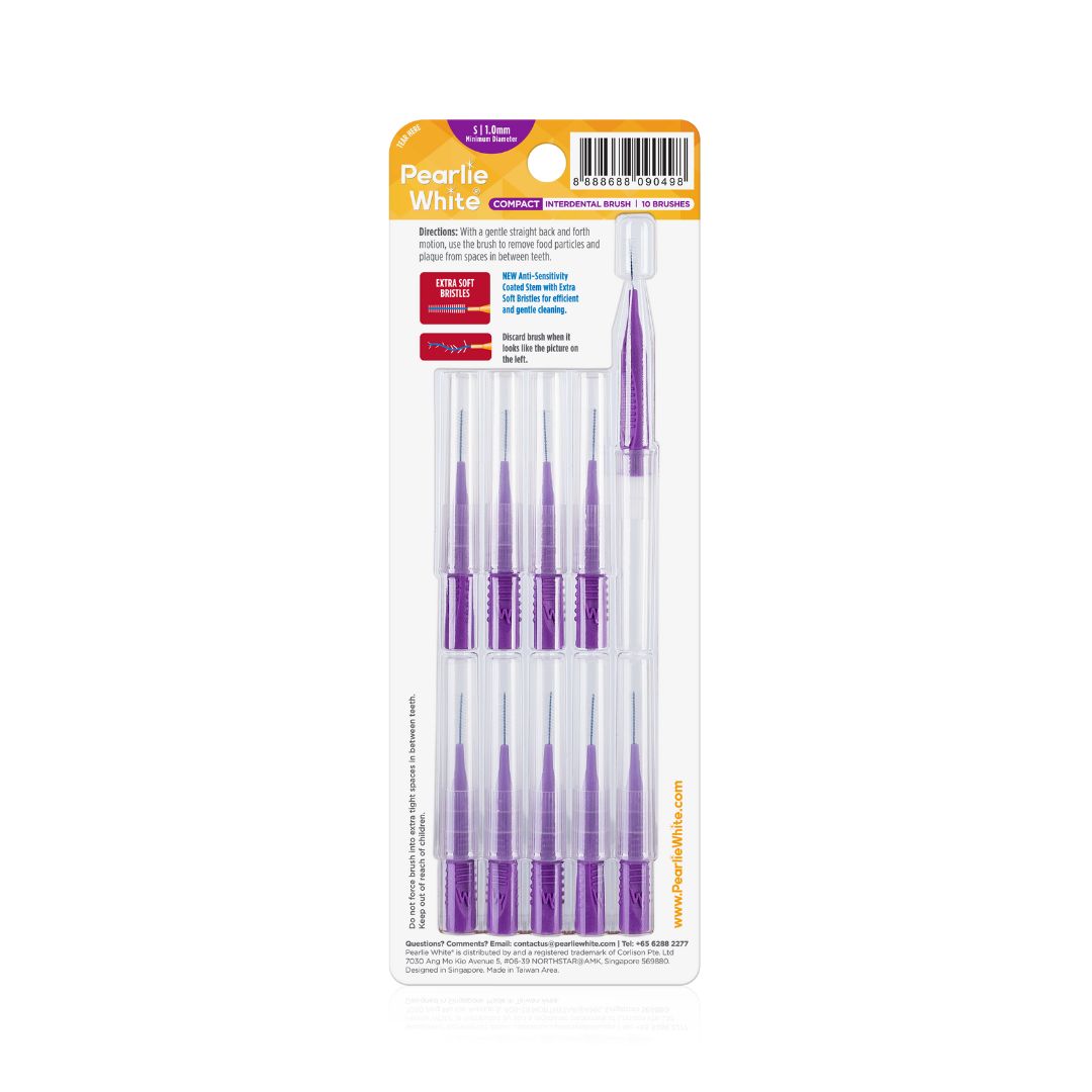 Compact Interdental Brushes - Pack of 10s