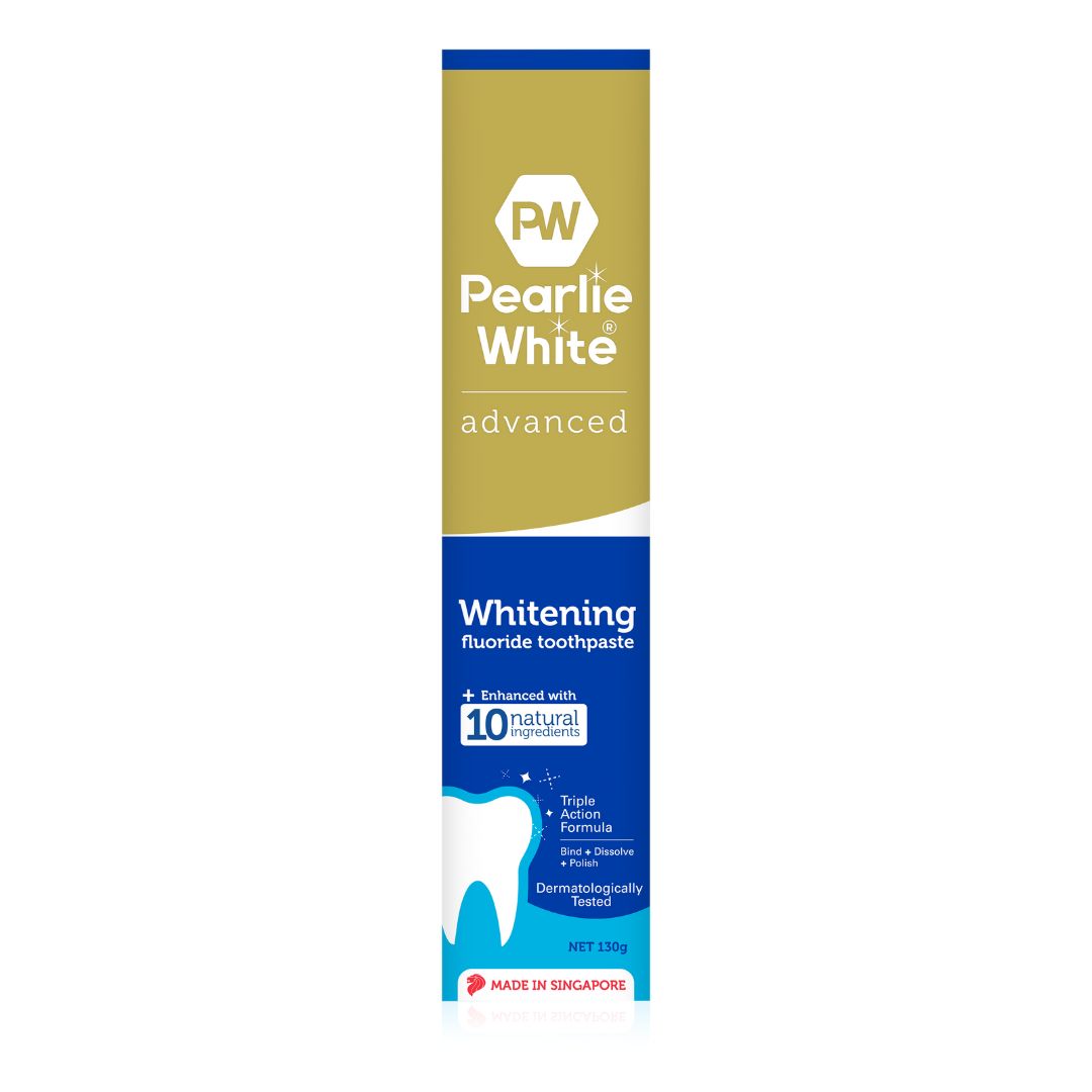 Advanced Whitening Fluoride Toothpaste 130gm- Triple Pack