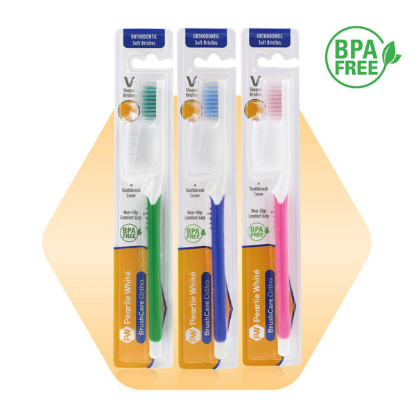 BrushCare Ortho Soft Toothbrush Triple Pack