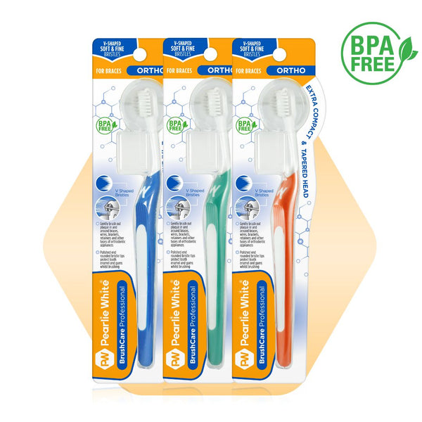 BrushCare Professional Ortho Soft Toothbrush Triple Pack