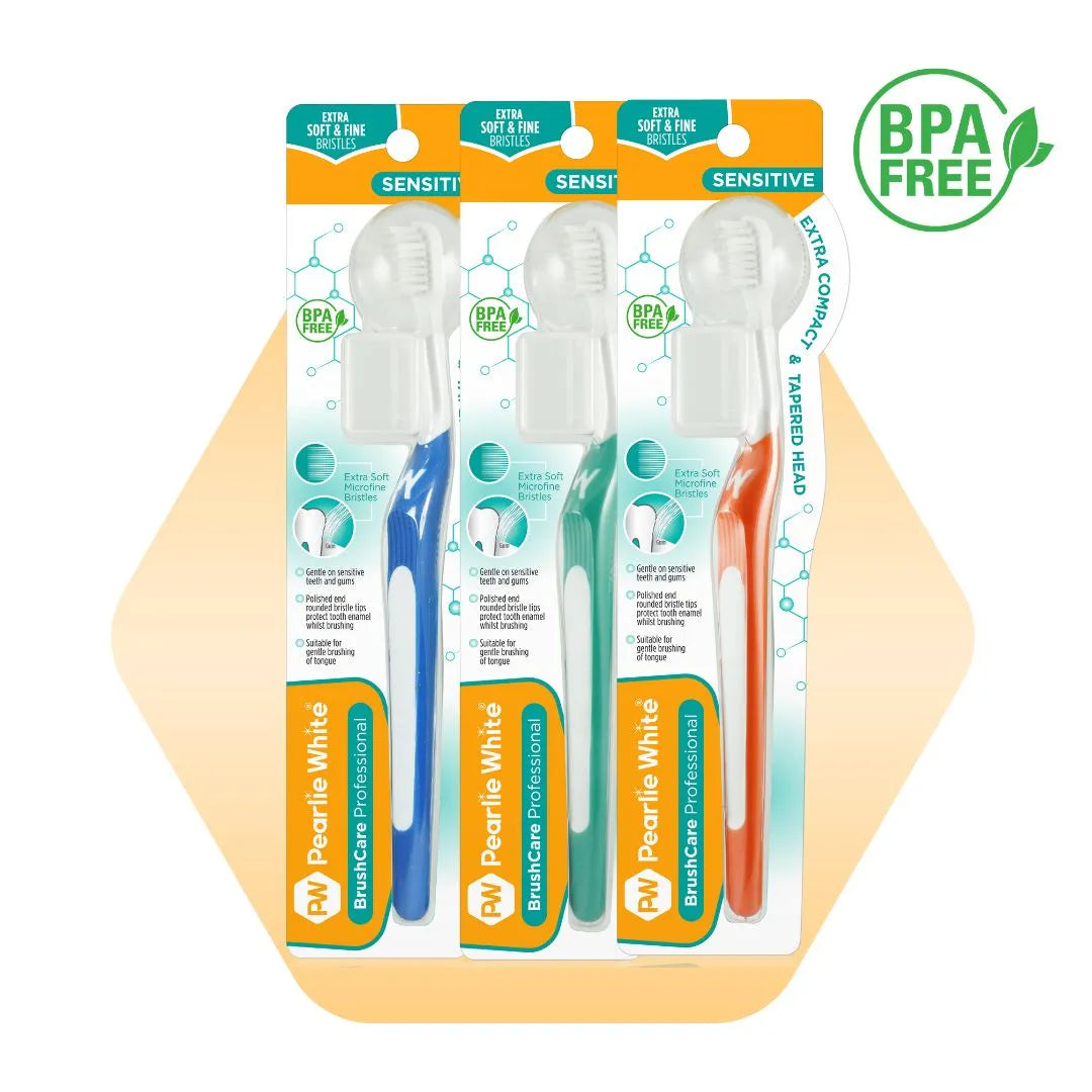 BrushCare Professional Sensitive Extra Soft Toothbrush Triple Pack