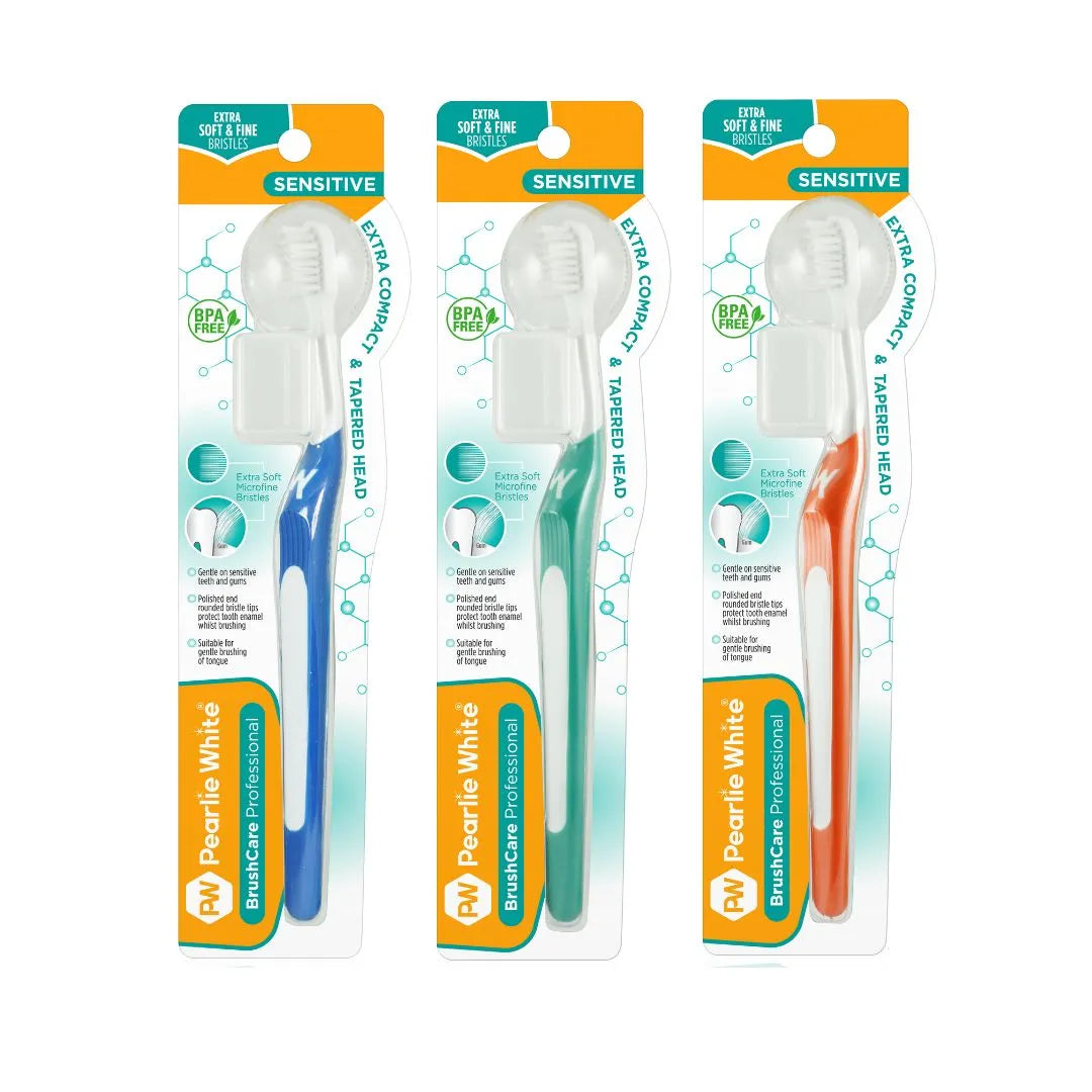 BrushCare Professional Sensitive Extra Soft Toothbrush Triple Pack
