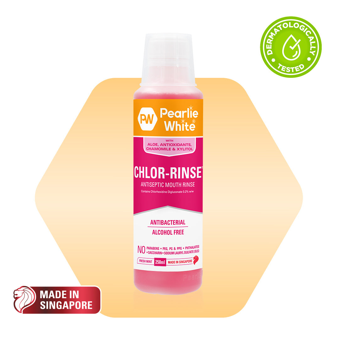 Chlor-Rinse Antiseptic Mouth Rinse 250ml | Pearlie White