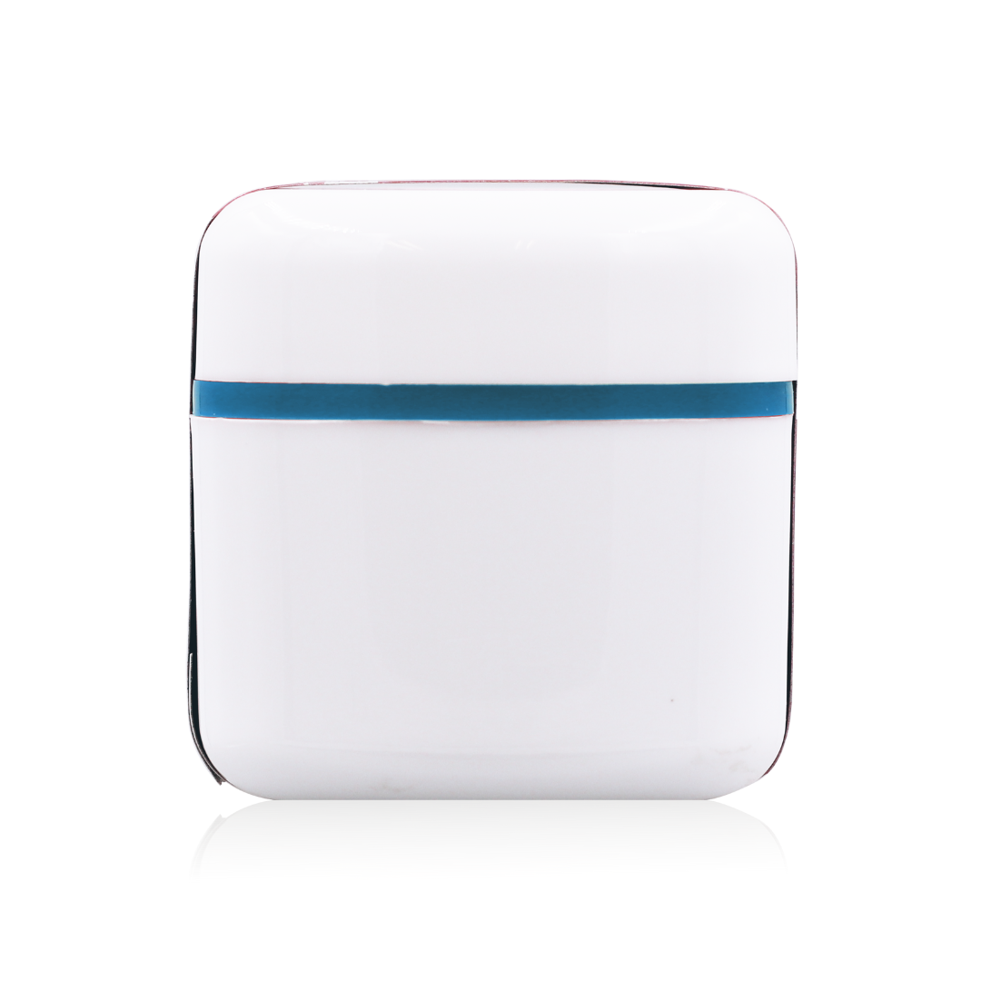 Denture Bath - Denture Container With Rinsing Basket