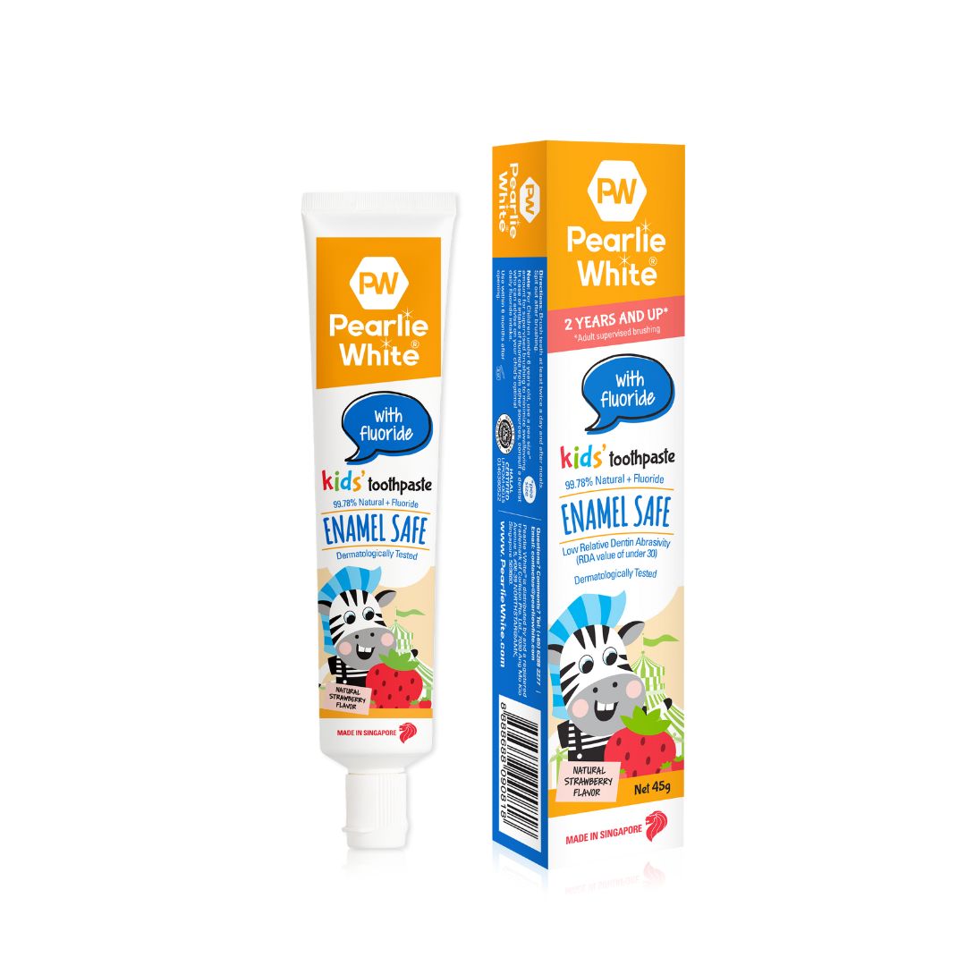 Enamel Safe Kids’ Fluoride Toothpaste (Strawberry) 45g