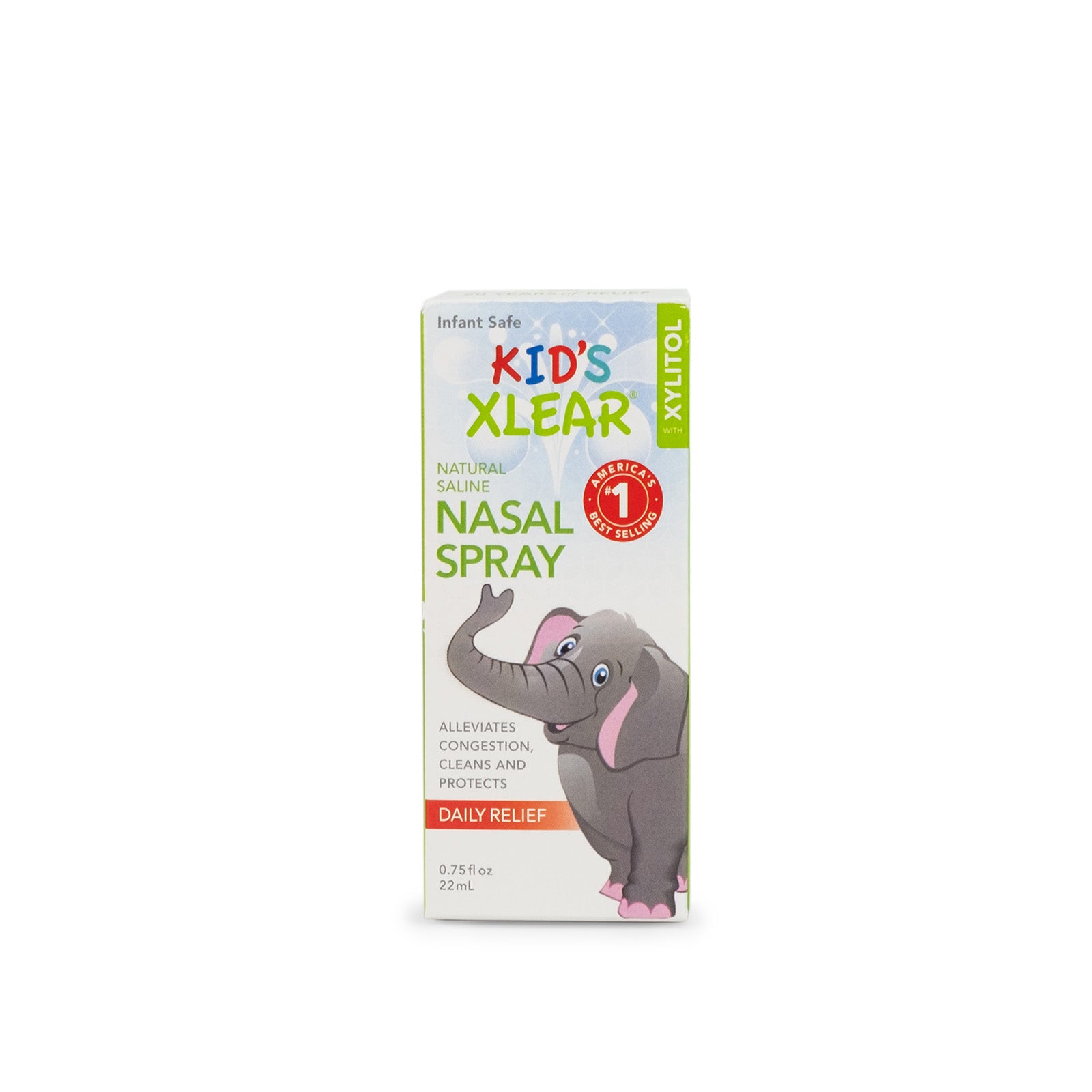 Xlear Kids Natural Saline Sinus Nasal Spray 22ml (0.75 Fl Oz)
