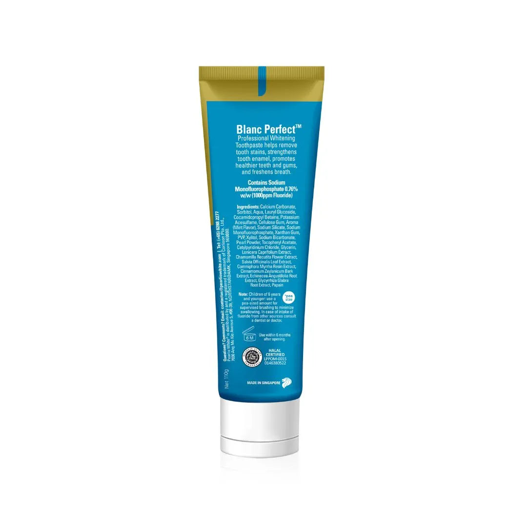 Optimal Blanc Perfect Professional Whitening Fluoride Toothpaste 110g